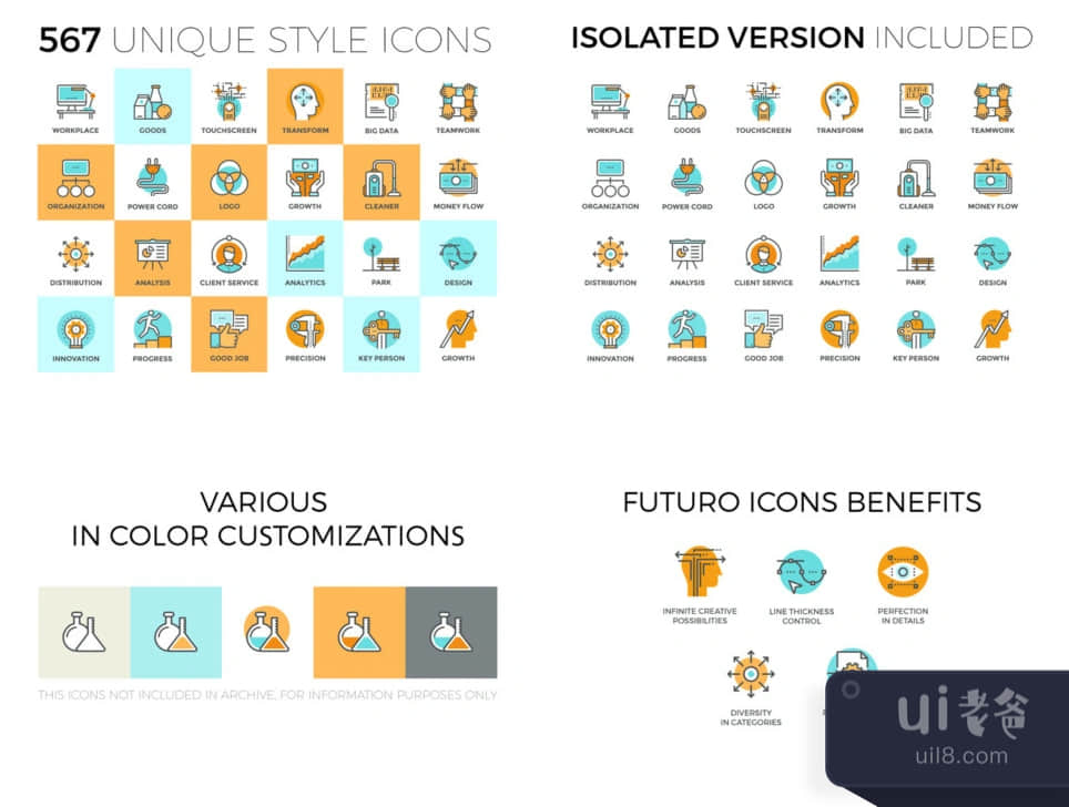 未来的图标 (Futuro Icons)插图1