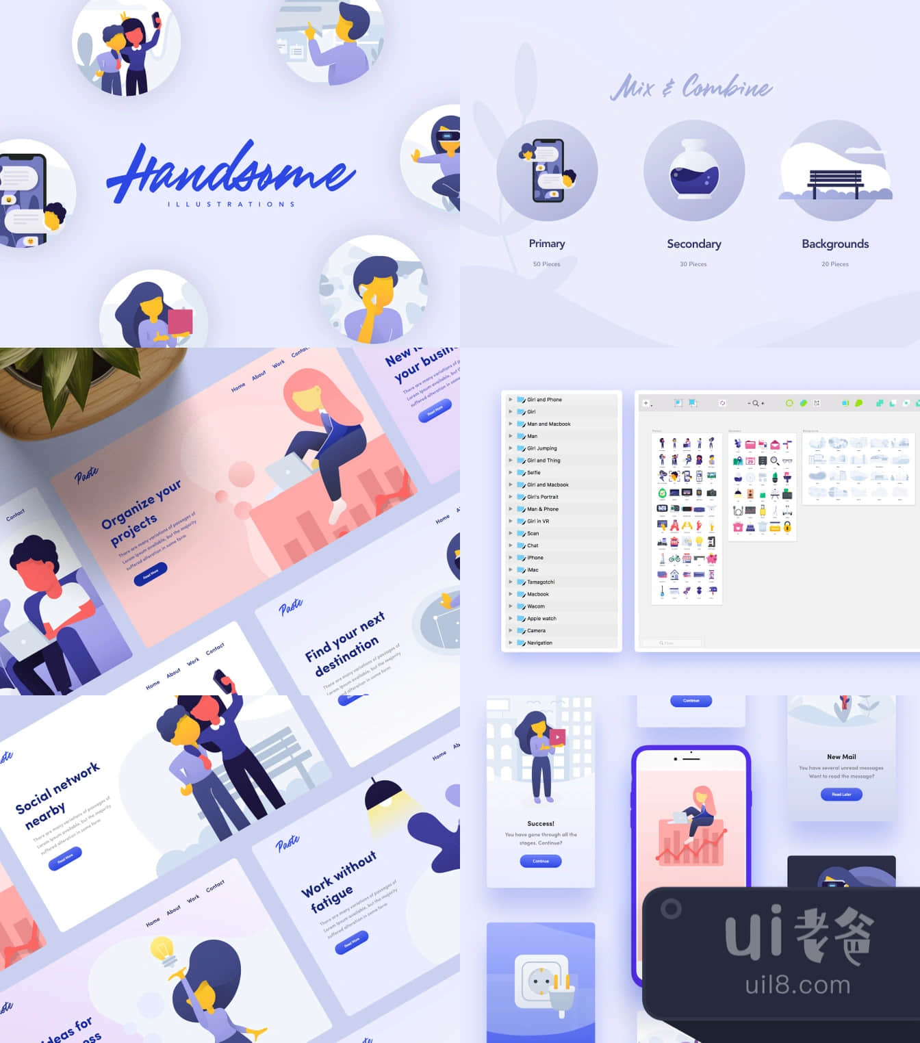 帅气的插图 (Handsome Illustrations)插图1