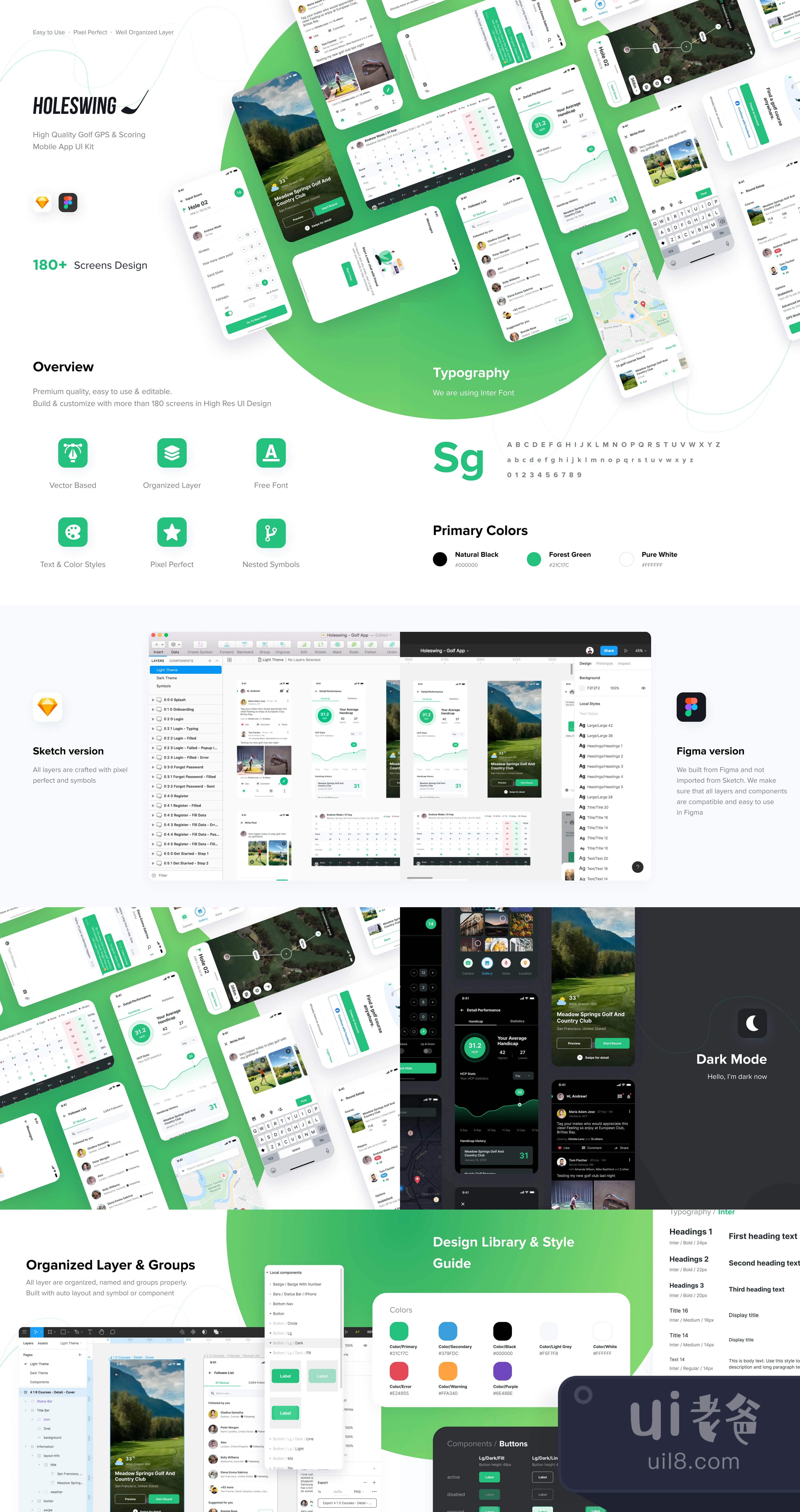 高尔夫球App设计插图1