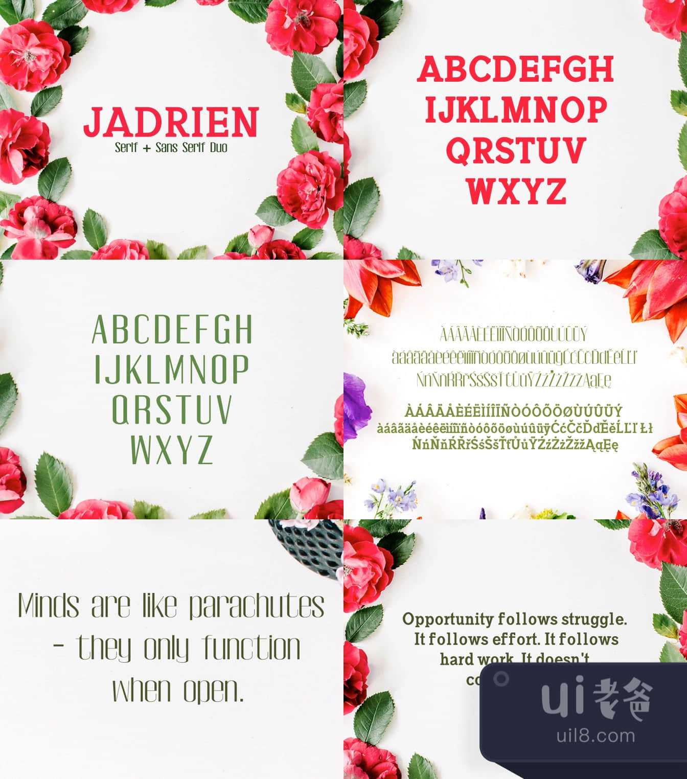 Jadrien Duo字体 (Jadrien Duo Font)插图1