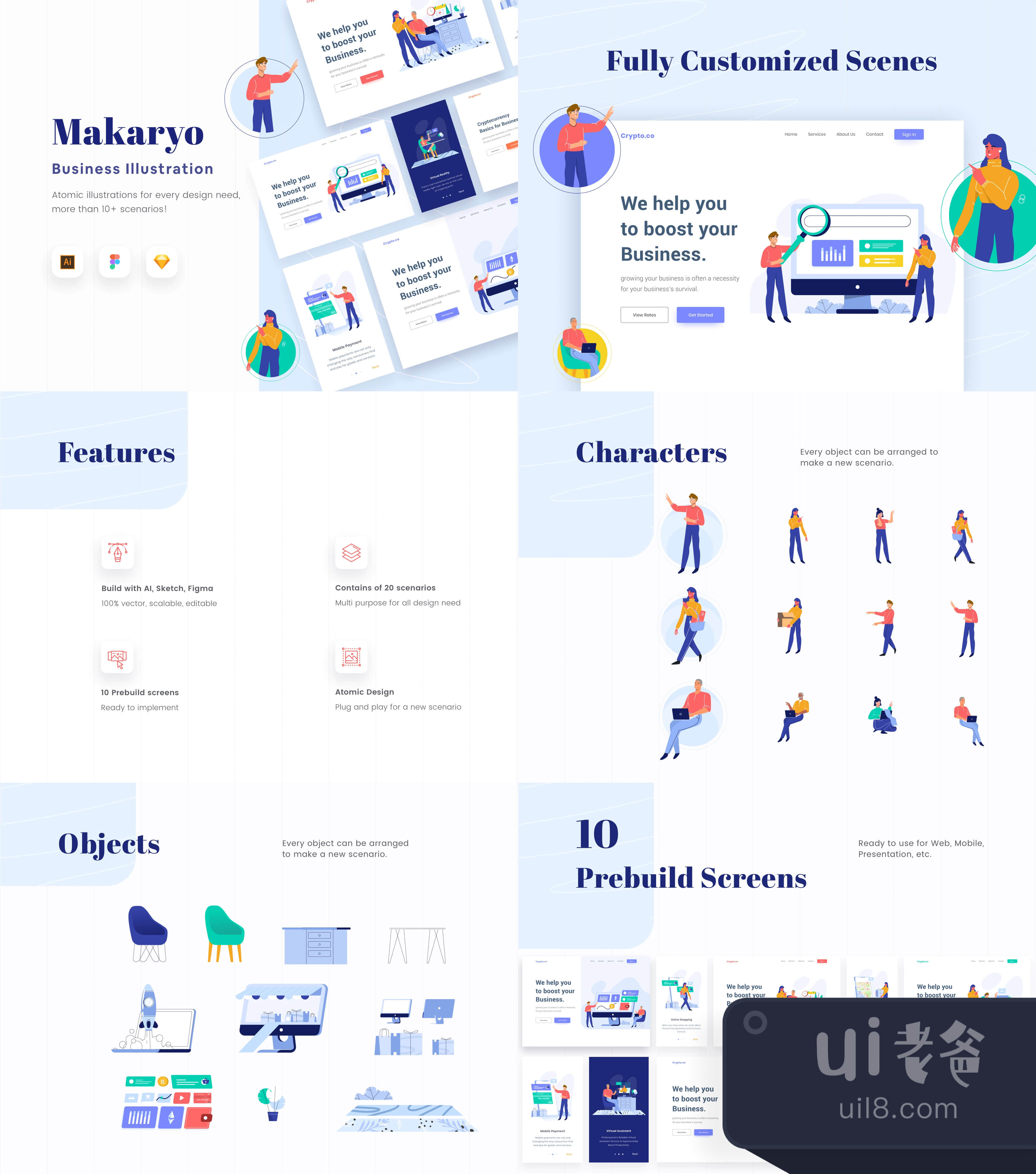 Makaryo - 创业网站电子商务插图 (Makaryo - Start up Website E插图1