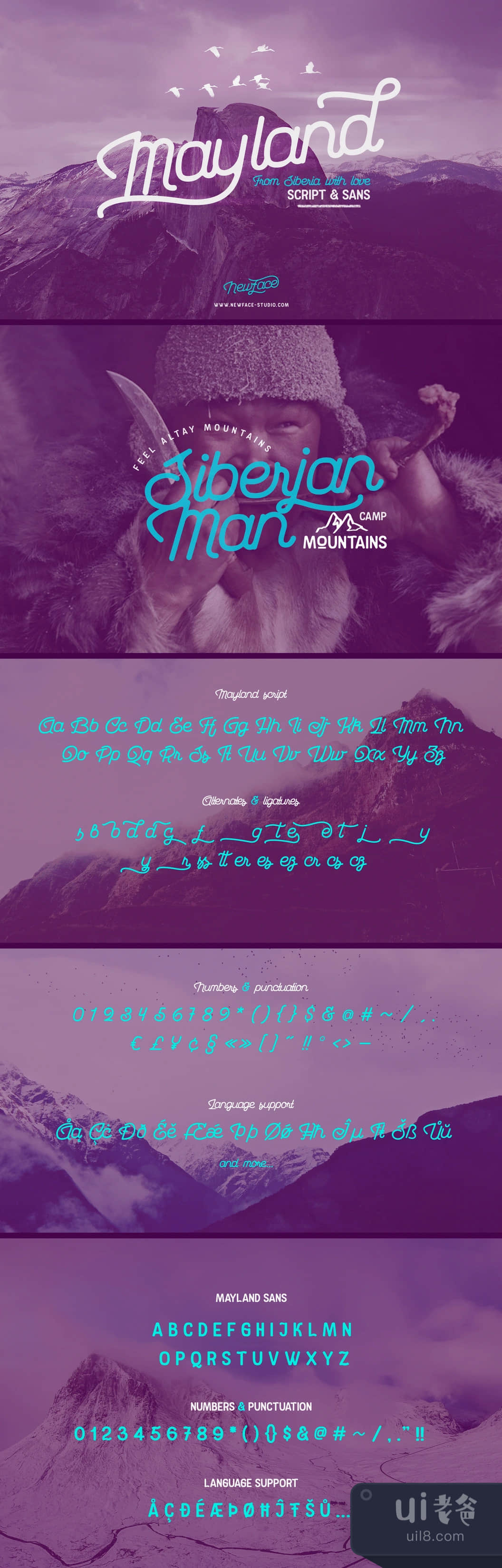 梅兰日兰字体组合 (Mayland Typeface Duo)插图