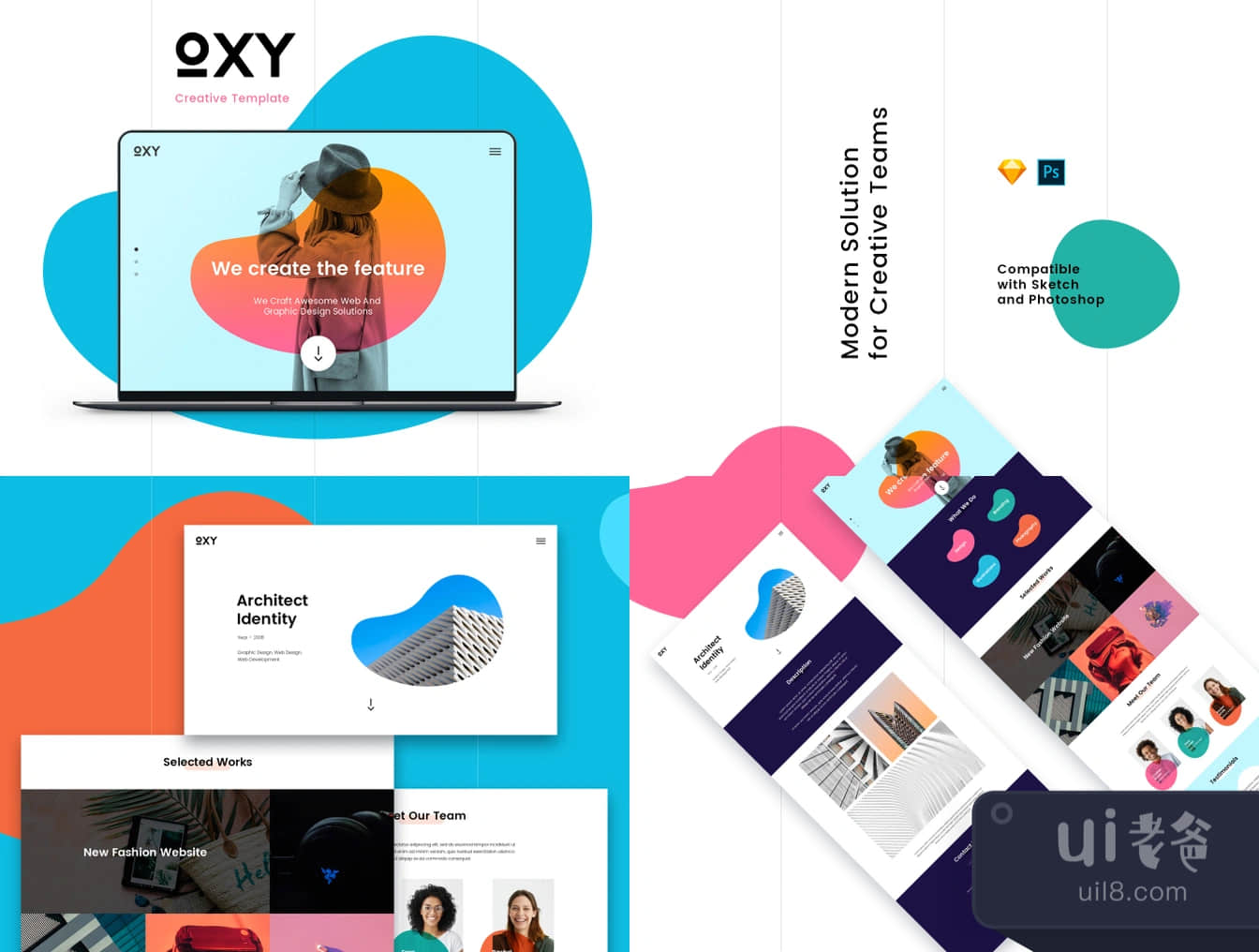 Oxy创意模板 (Oxy Creative Template)插图