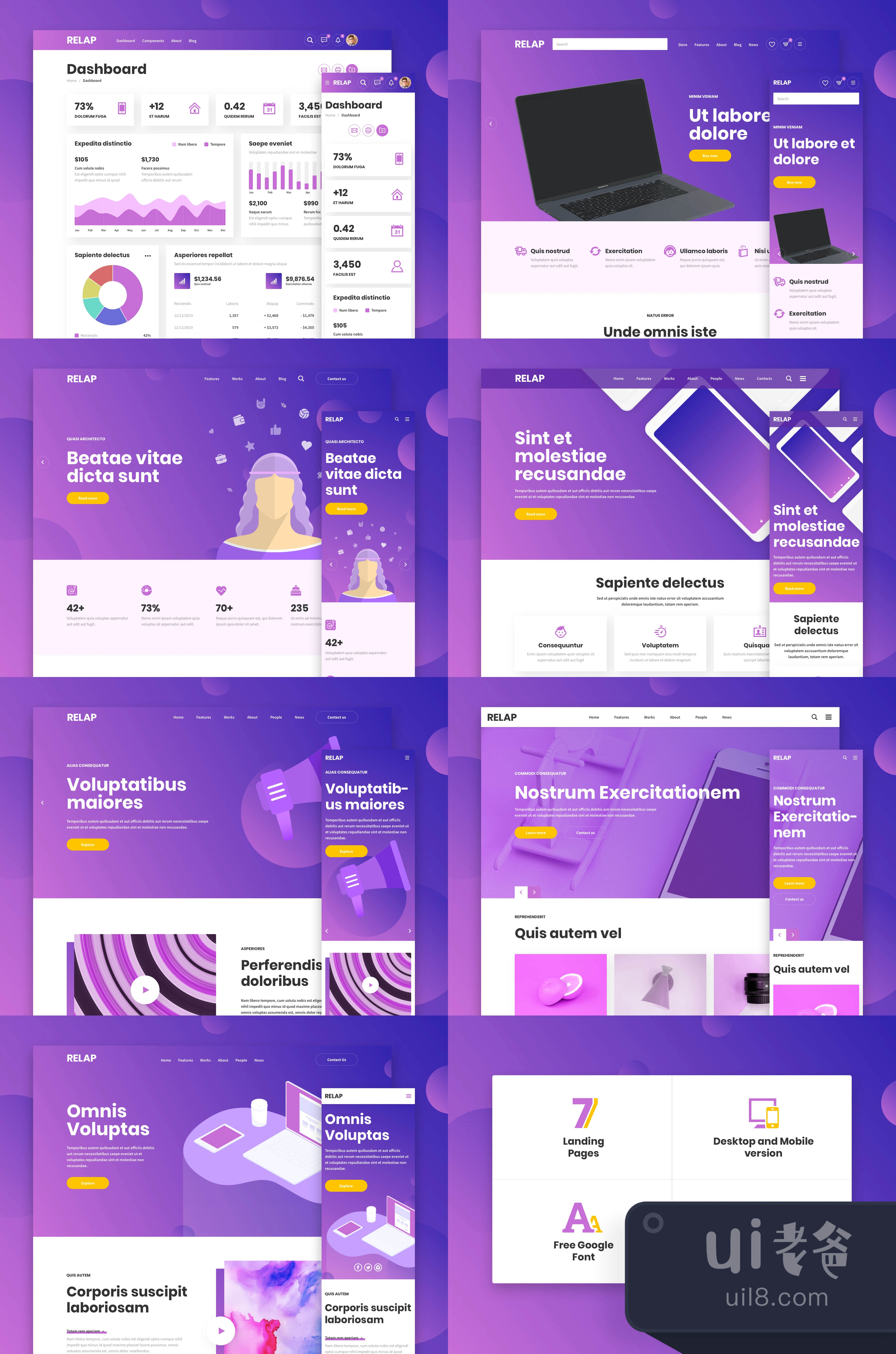 RELAP - 响应式登陆页面 (RELAP – Responsive Landing Pages)插图1