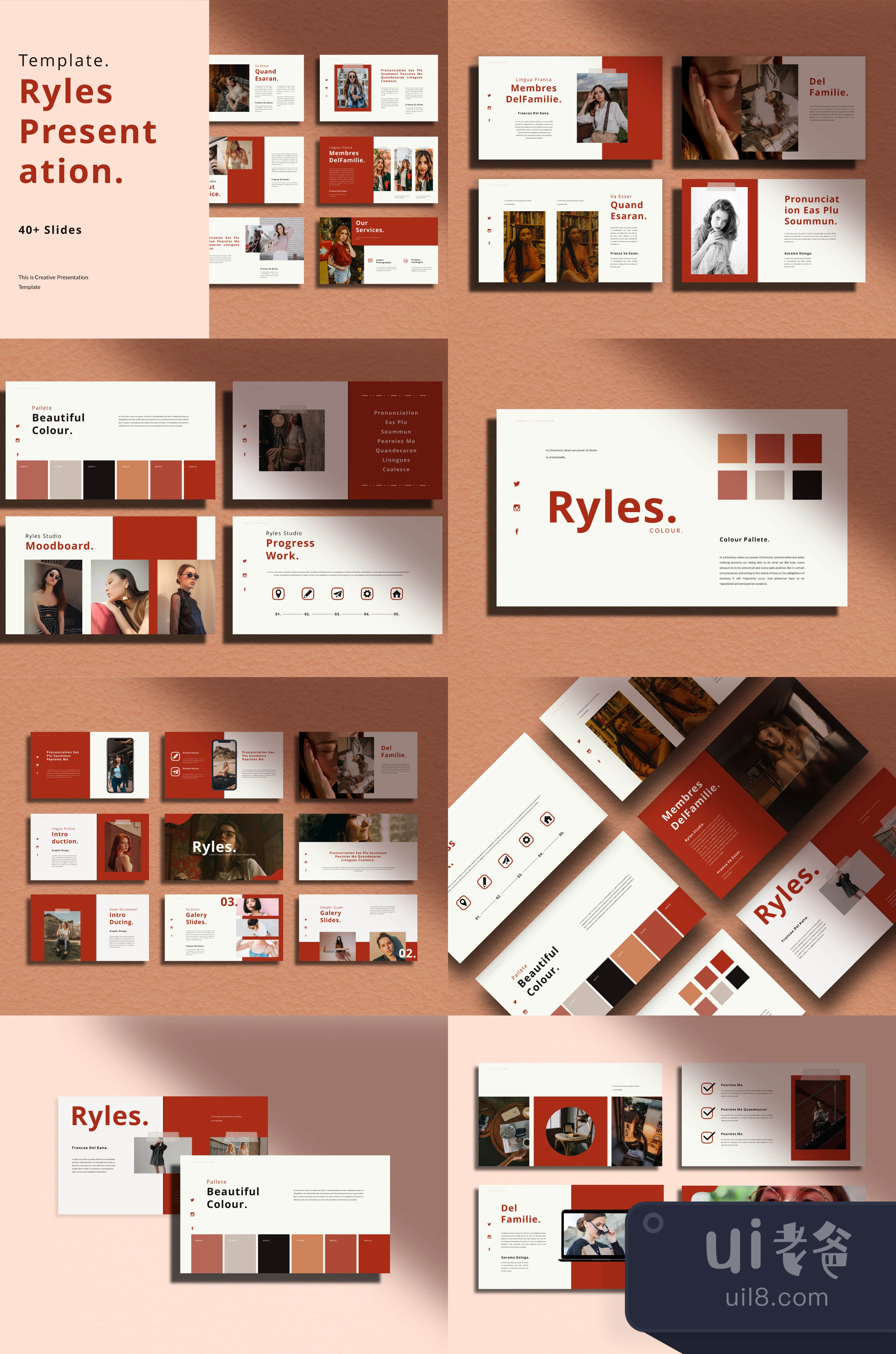 Ryles - PowerPoint模板 (Ryles - PowerPoint Template)插图1