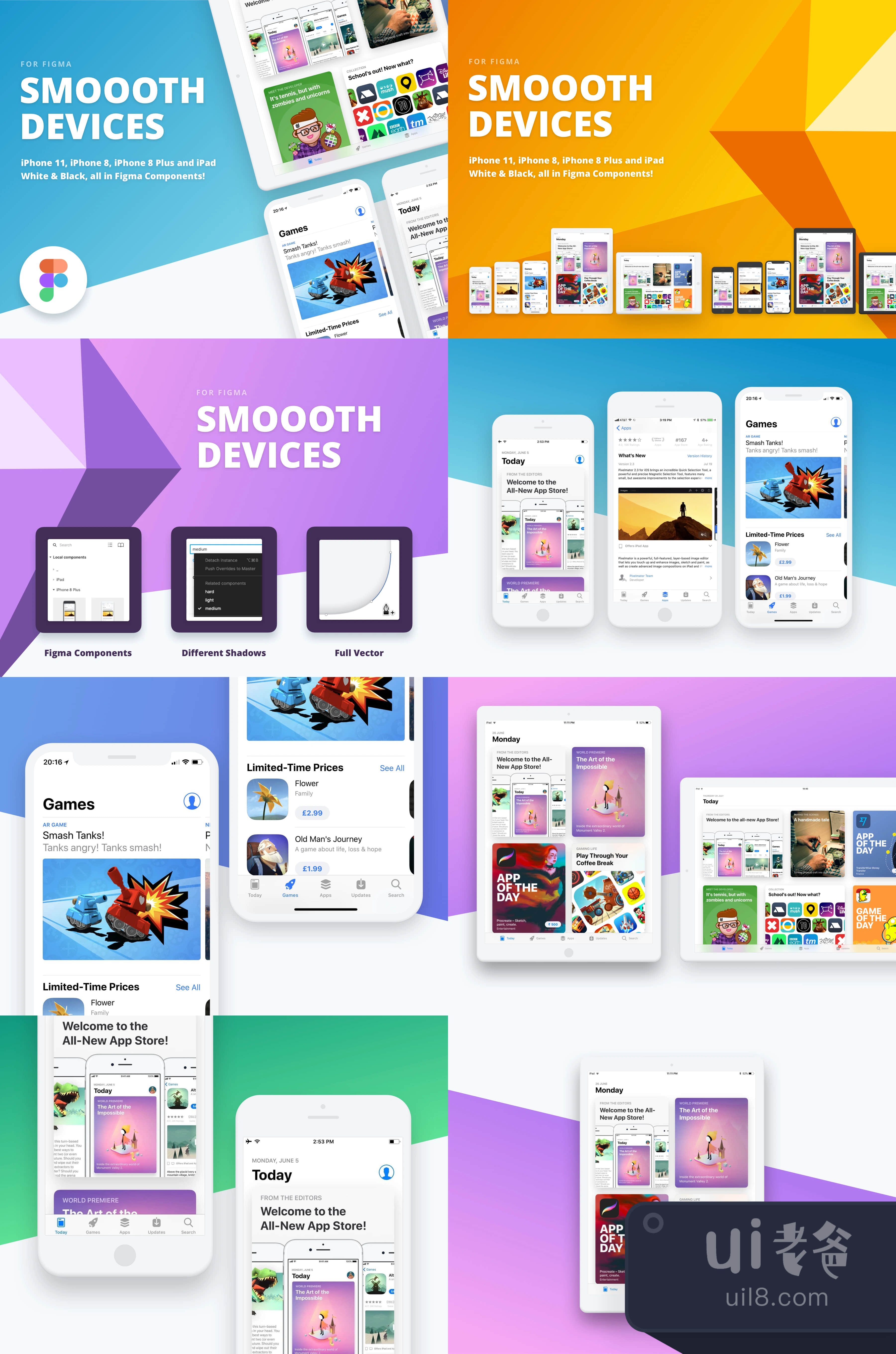 Figma的Smoooth设备 (Smoooth Devices for Figma)插图