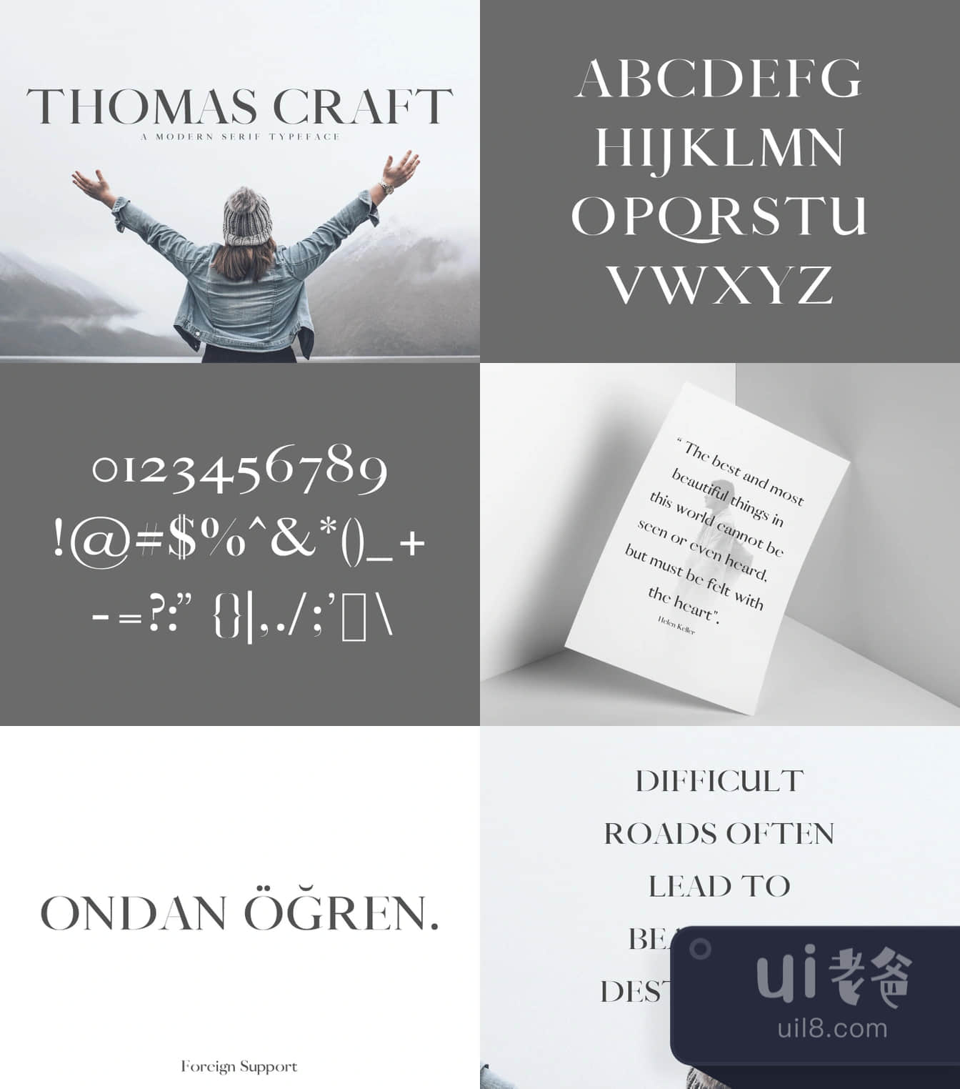 Thomas Craft 字体 (Thomas Craft Typeface)插图1