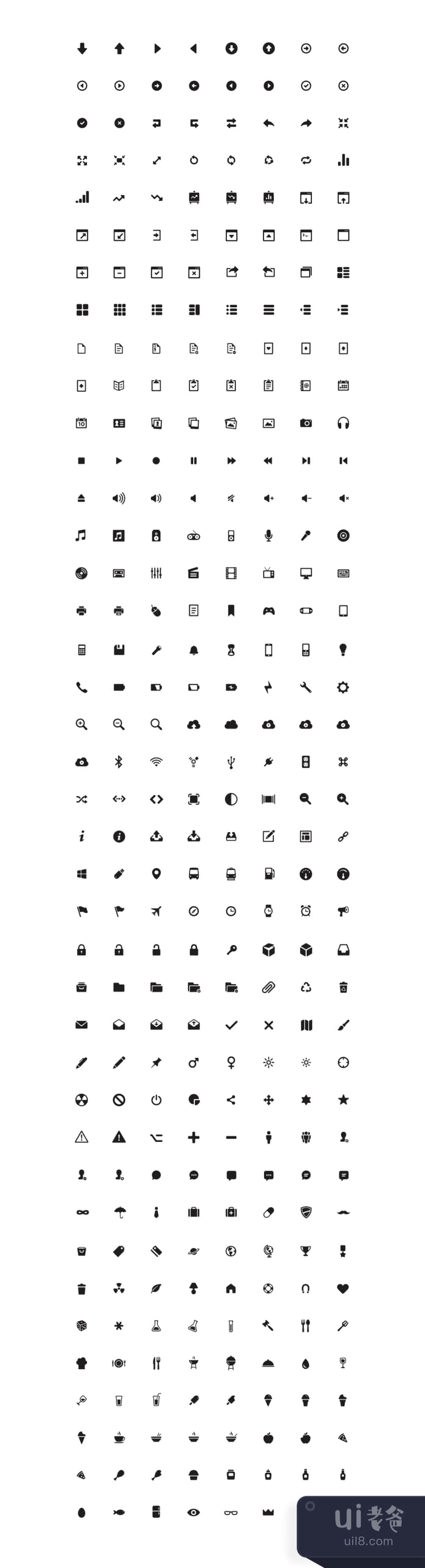 UI字体--固体 (UI Font - Solid)插图