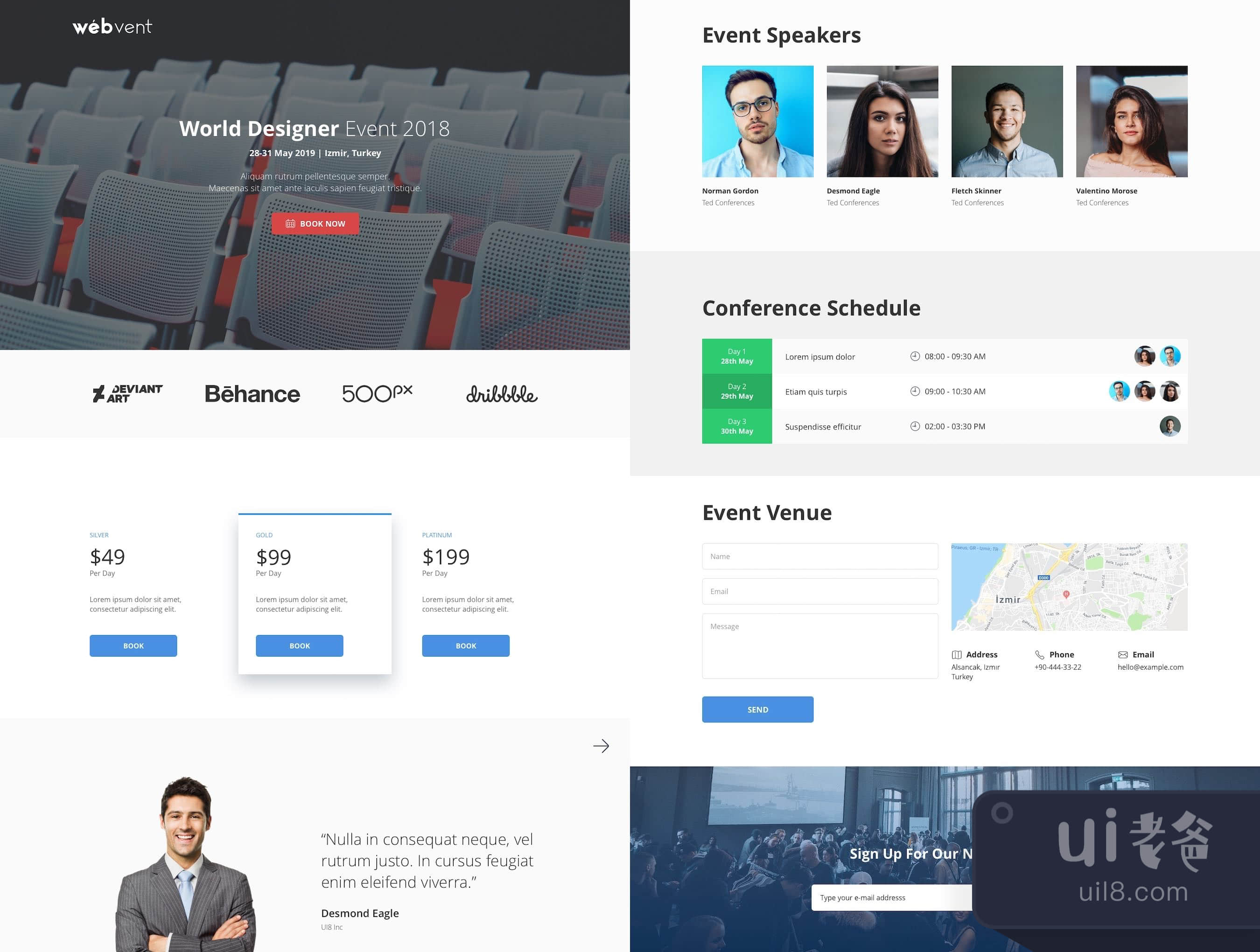 Webvent会议模板 (Webvent Conference Template)插图1