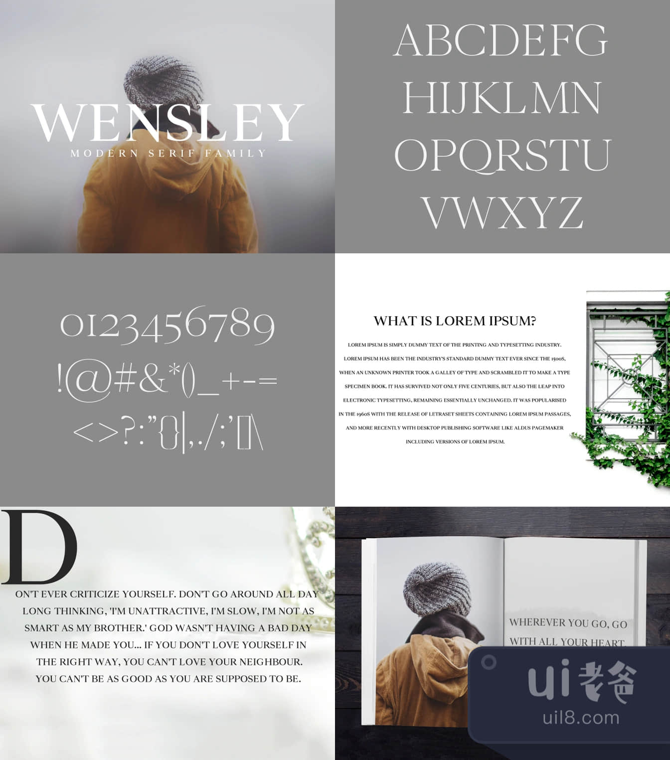 Wensley现代塞夫字体 (Wensley Modern Serif)插图