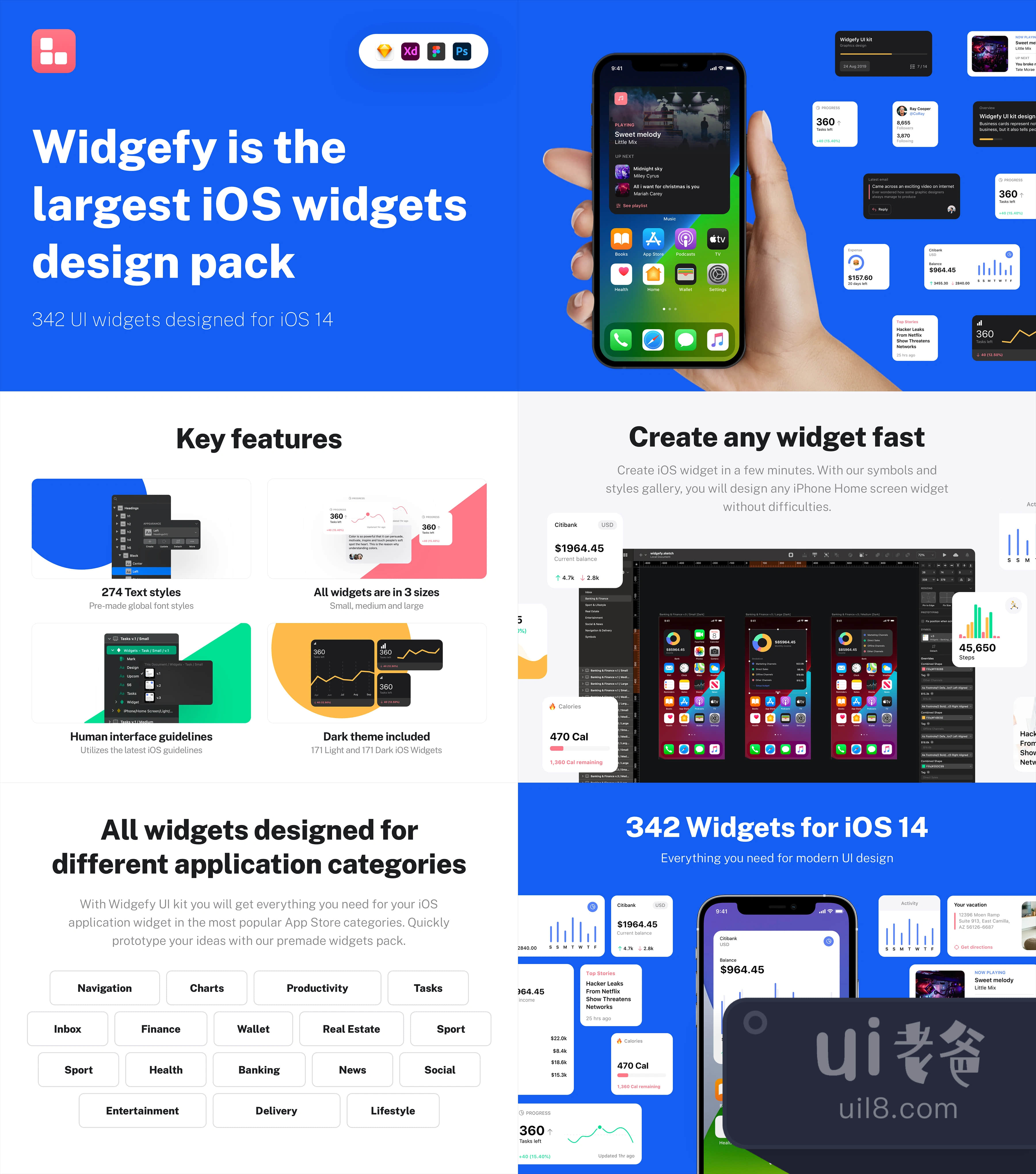 Widgefy多用途iOS小控件素材插图1