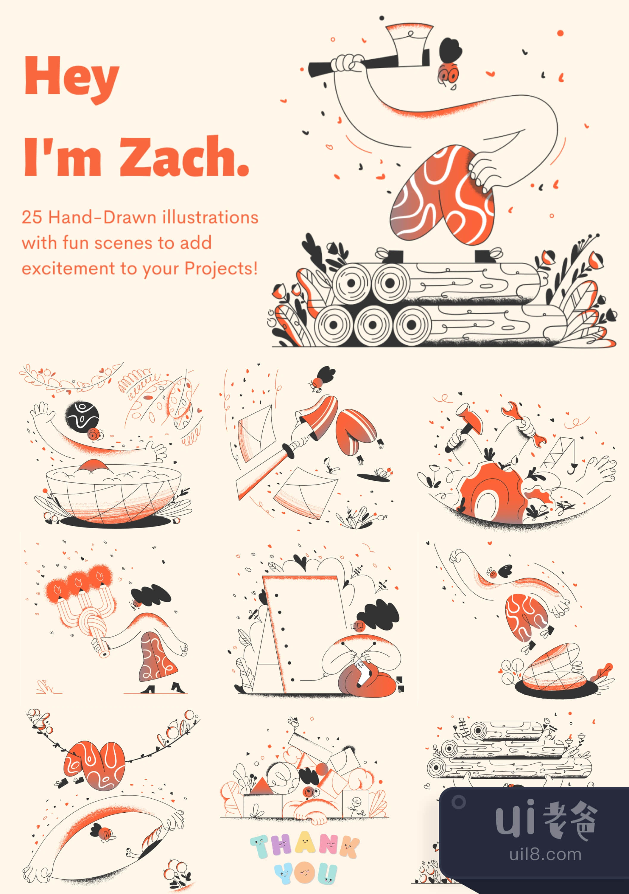 Zach - 插图包插图