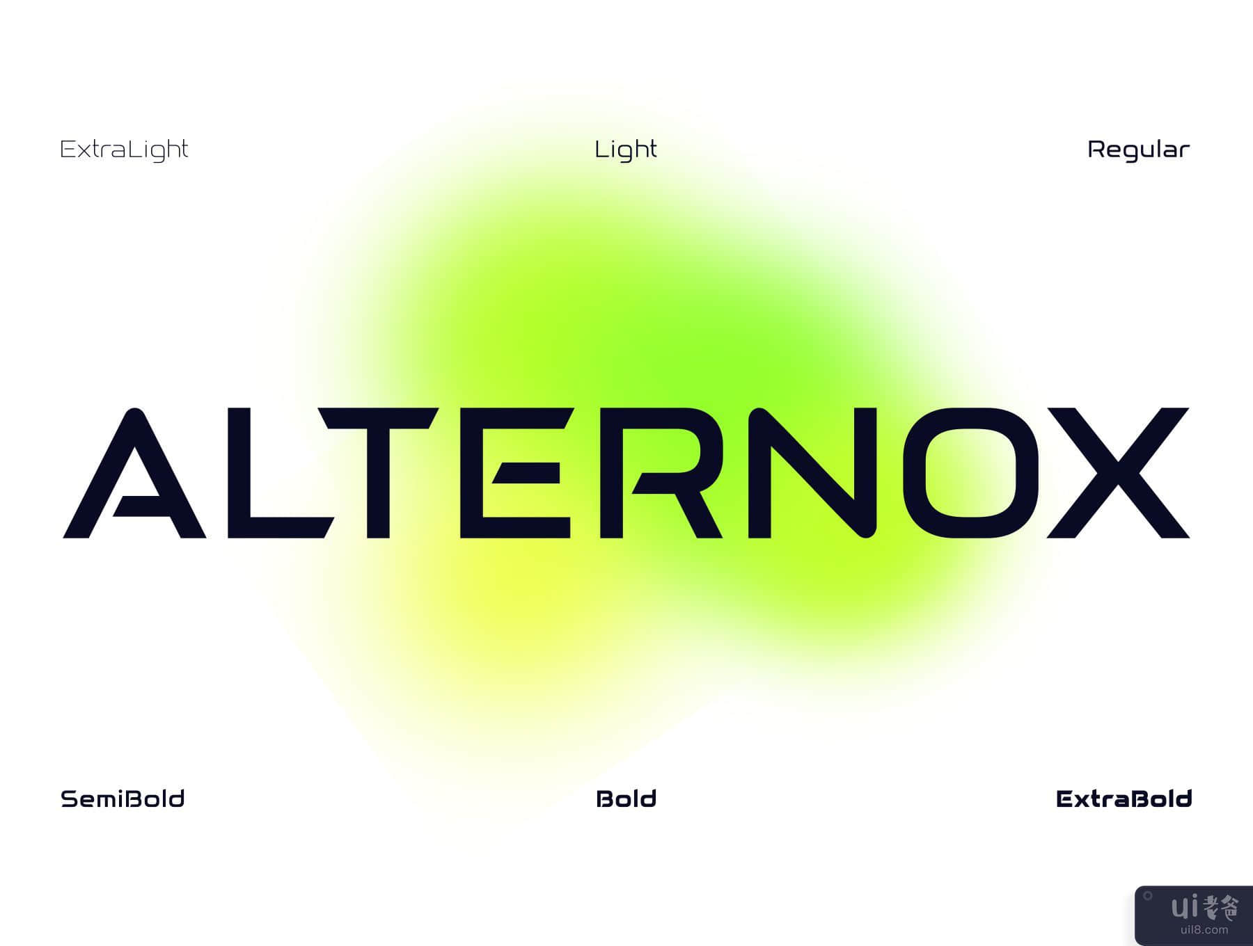 Alternox 字体系列 (Alternox Fonts Family)插图7