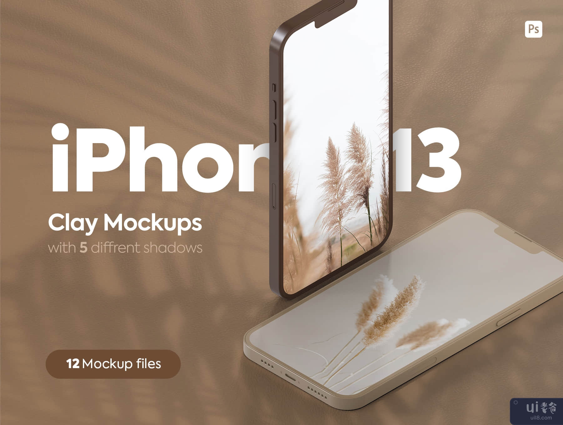 iPhone 13 粘土模型 (iPhone 13 Clay mockups)插图3