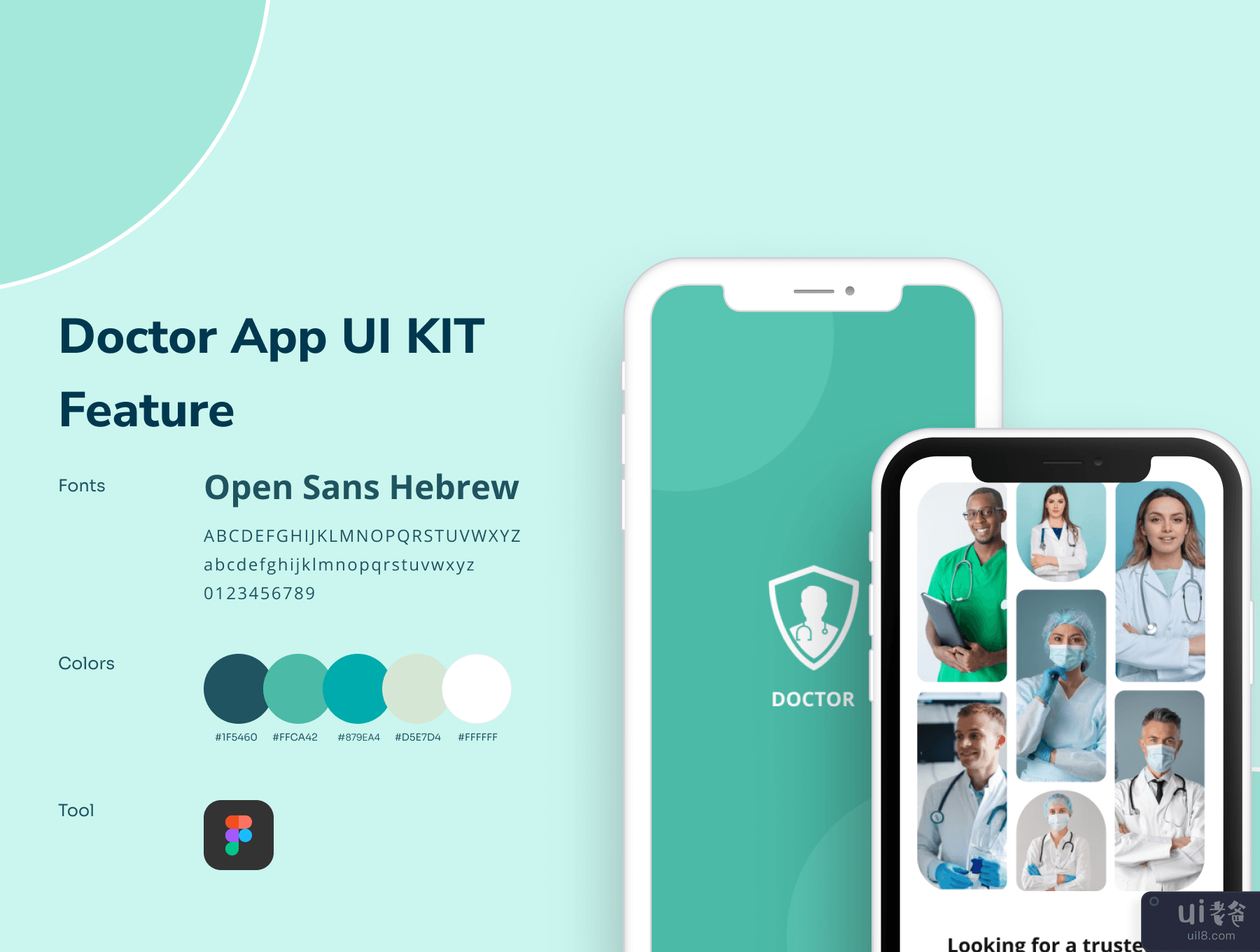 医生预约应用程序 Ui Kit (Doctor Appointment App Ui Kit)插图3