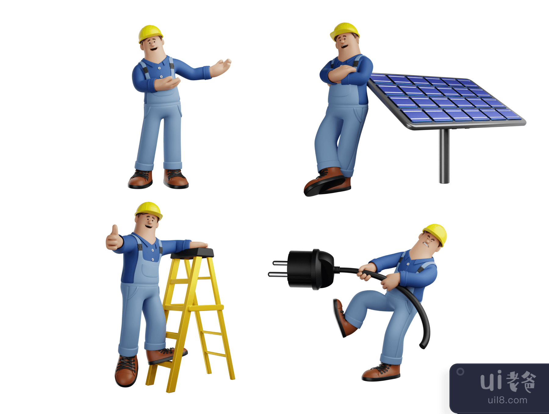三维角色太阳能装置 (3D Character Solar Installment)插图2
