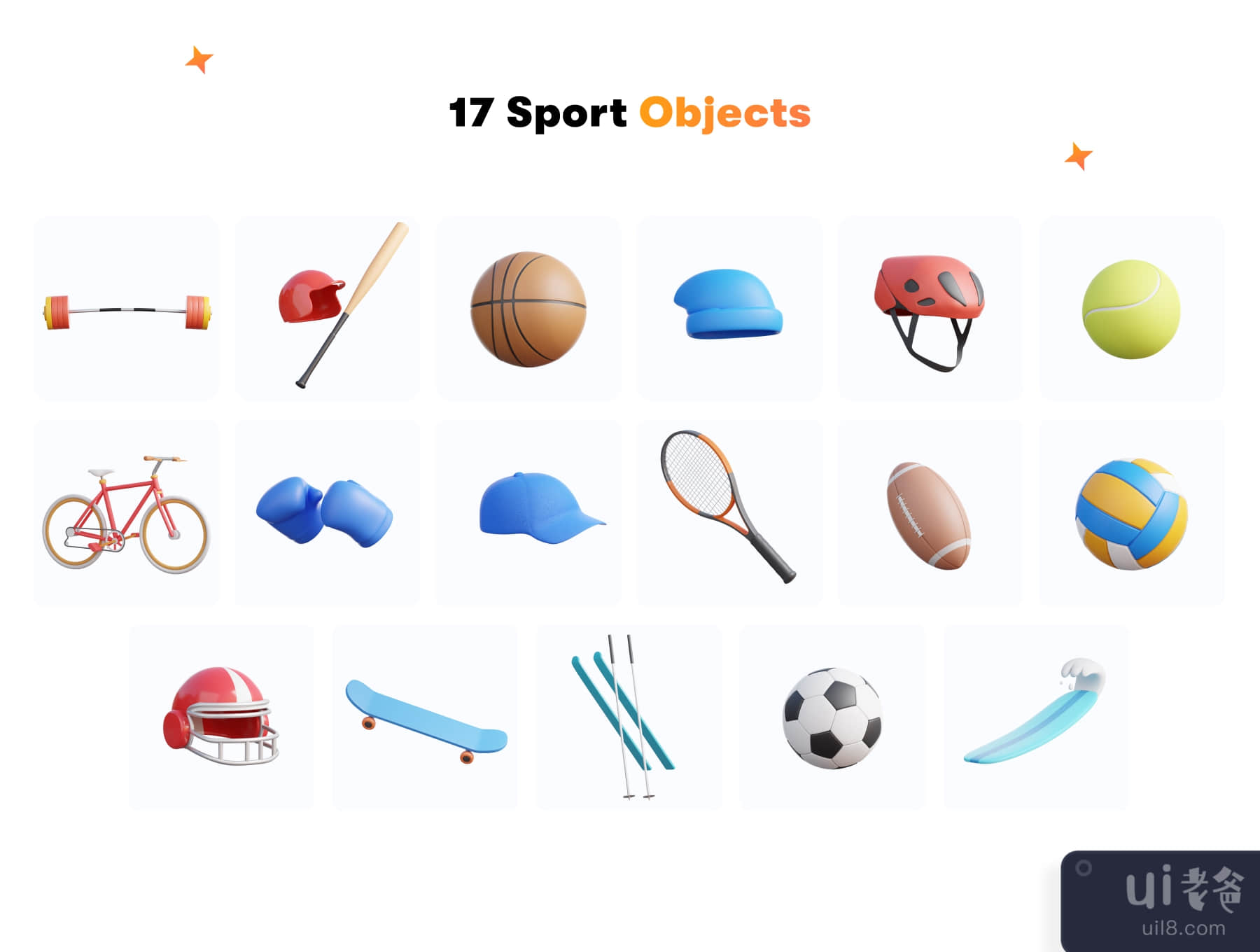 三维人物运动包 (3D Character Sports Pack)插图5