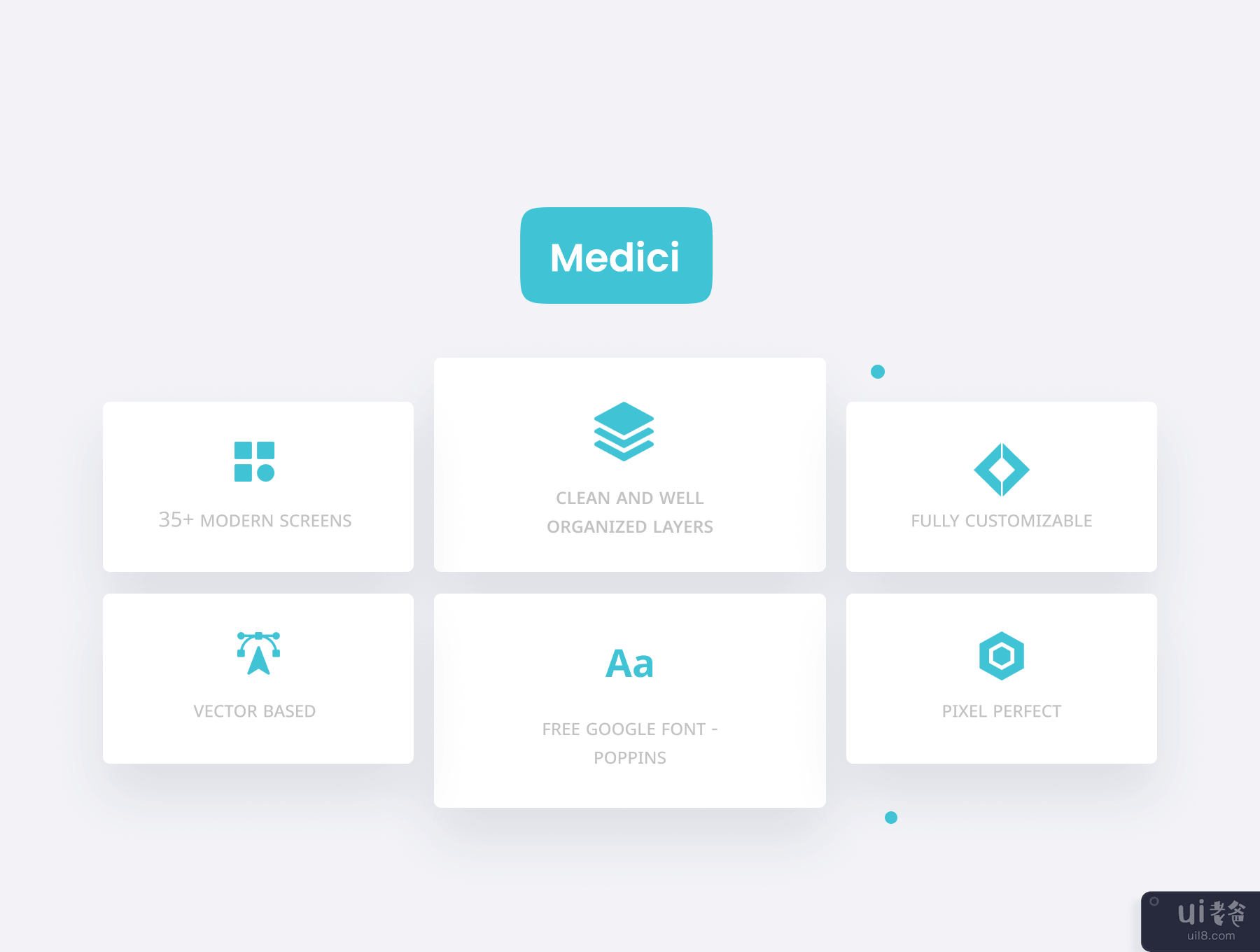 MediCi - 医生和医疗应用程序 UI 工具包 (MediCi - Doctor And Medical App UI Kit)插图3