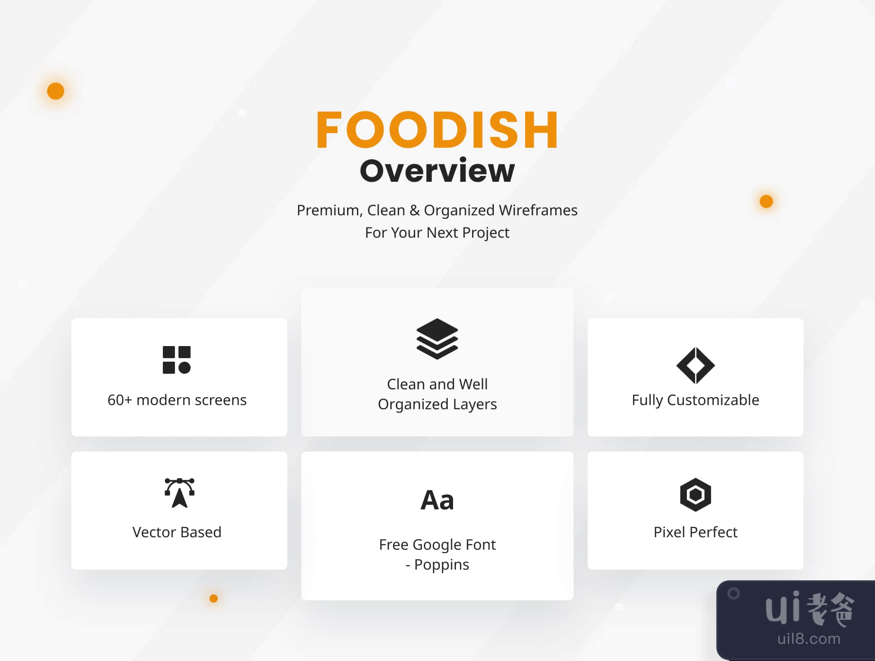 Foodish食品应用UI KIT (Foodish Food App UI KIT)插图