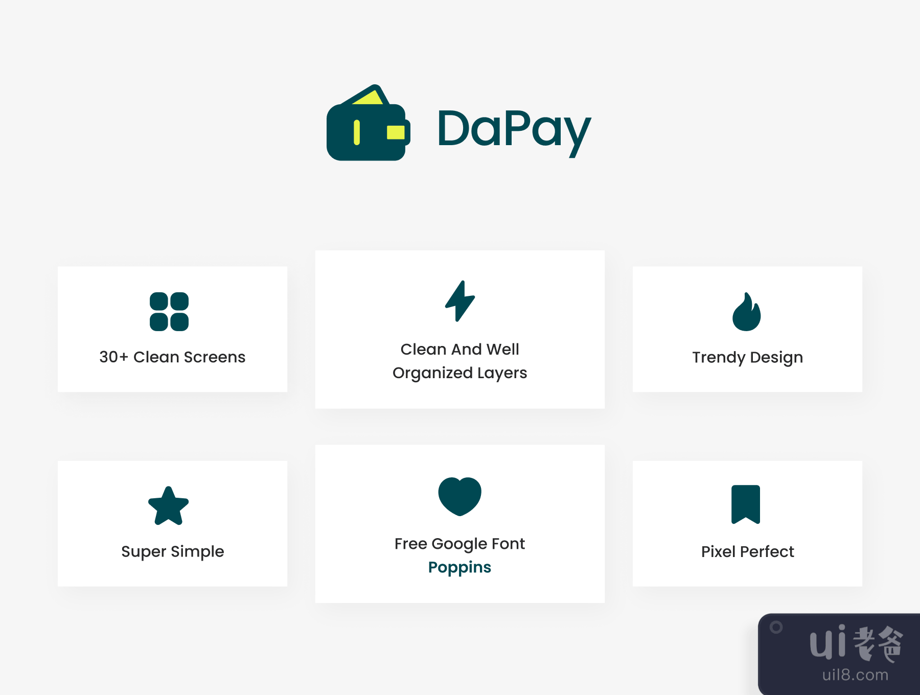 DayPay - 金融技术仪表板UI KIT (DayPay - Fintech Dashboard UI KIT)插图3