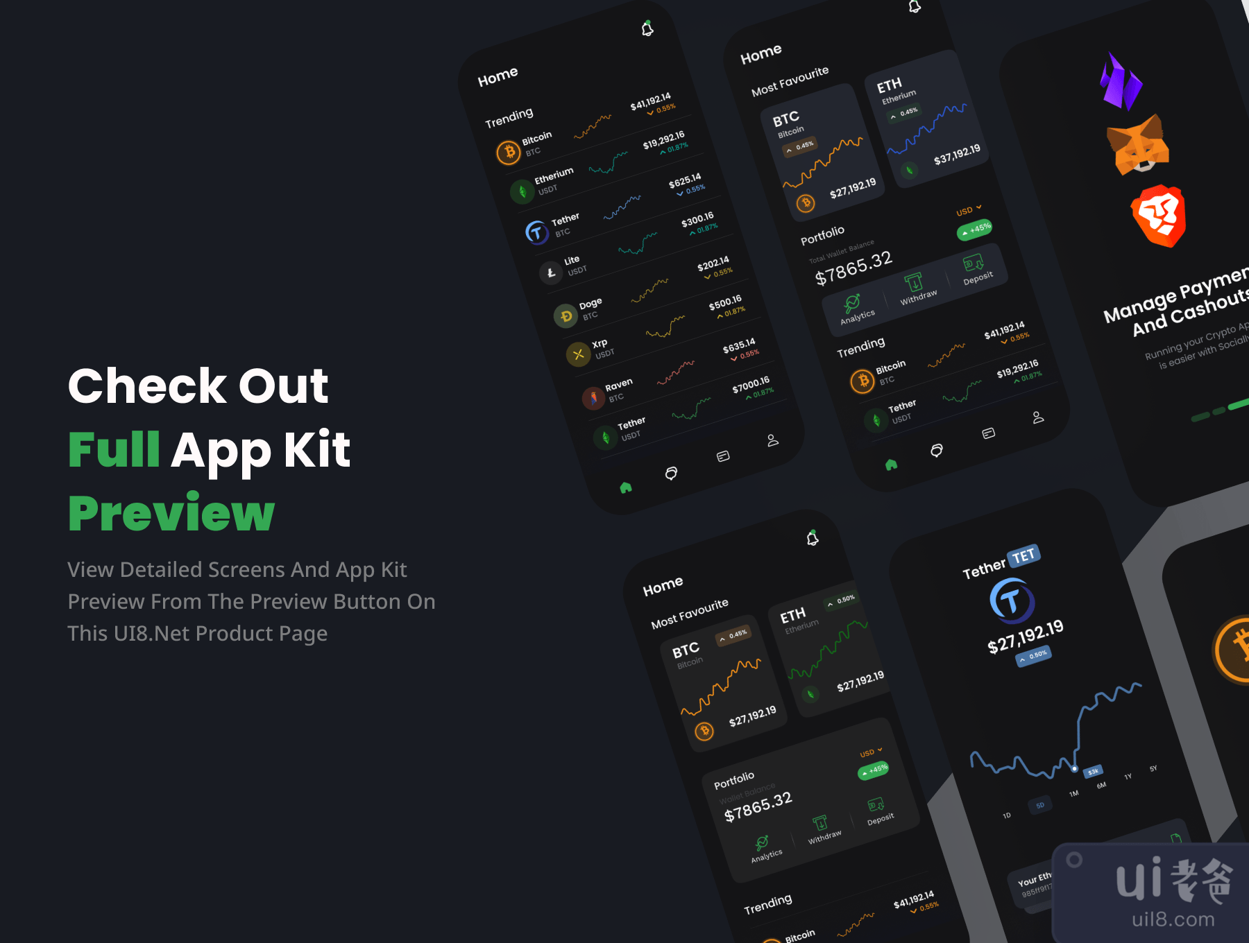 DotCoin - Crypto Wallet App UI Kit (DotCoin - Crypto Wallet App UI Kit)插图5