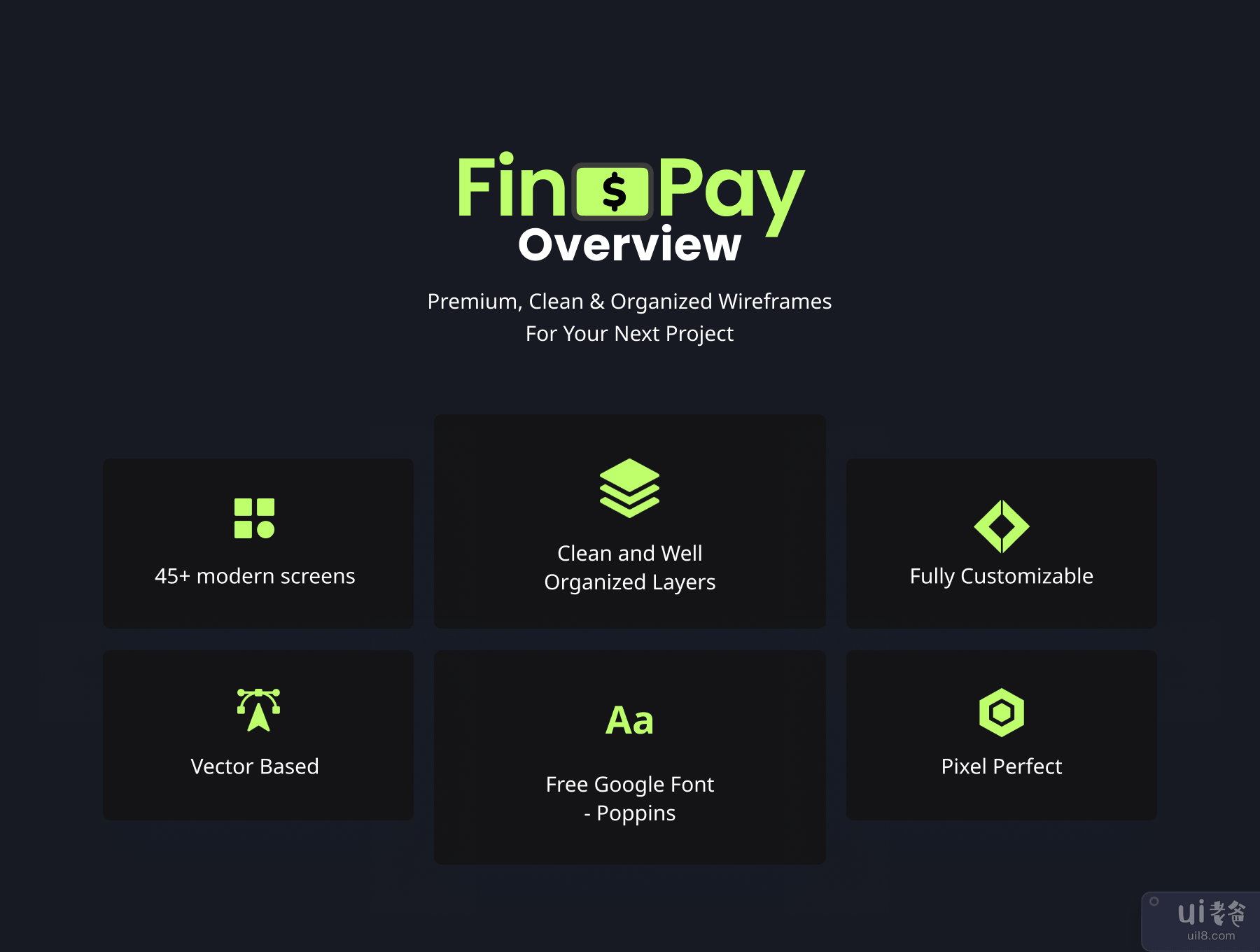 Finopay - 金融科技移动应用程序用户界面工具包 (Finopay - Fintech Mobile App UI KIT)插图2