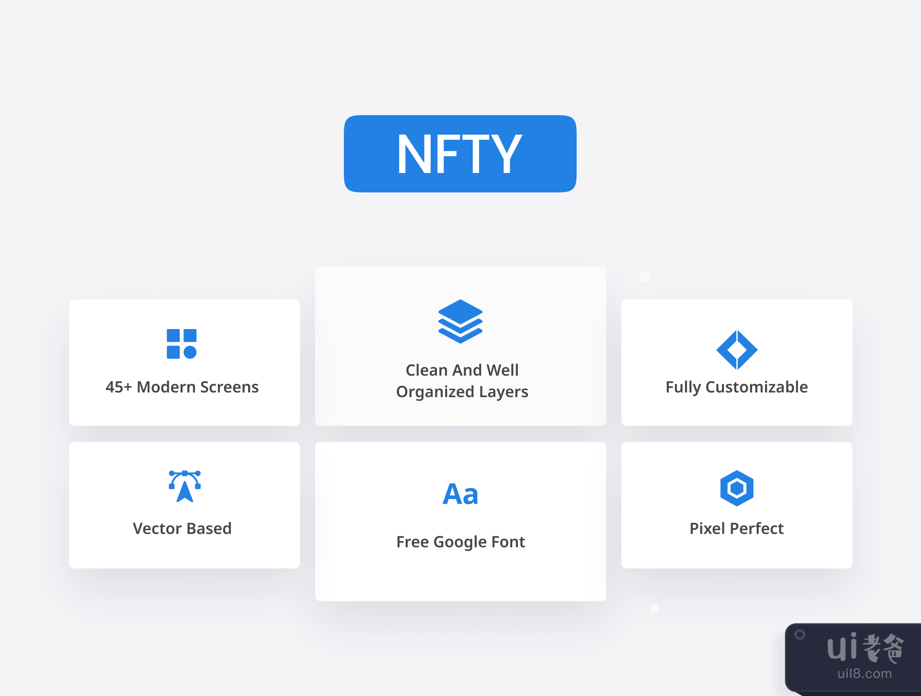 NFTY - NFT市场应用UI KIT (NFTY - NFT Market App UI KIT)插图3