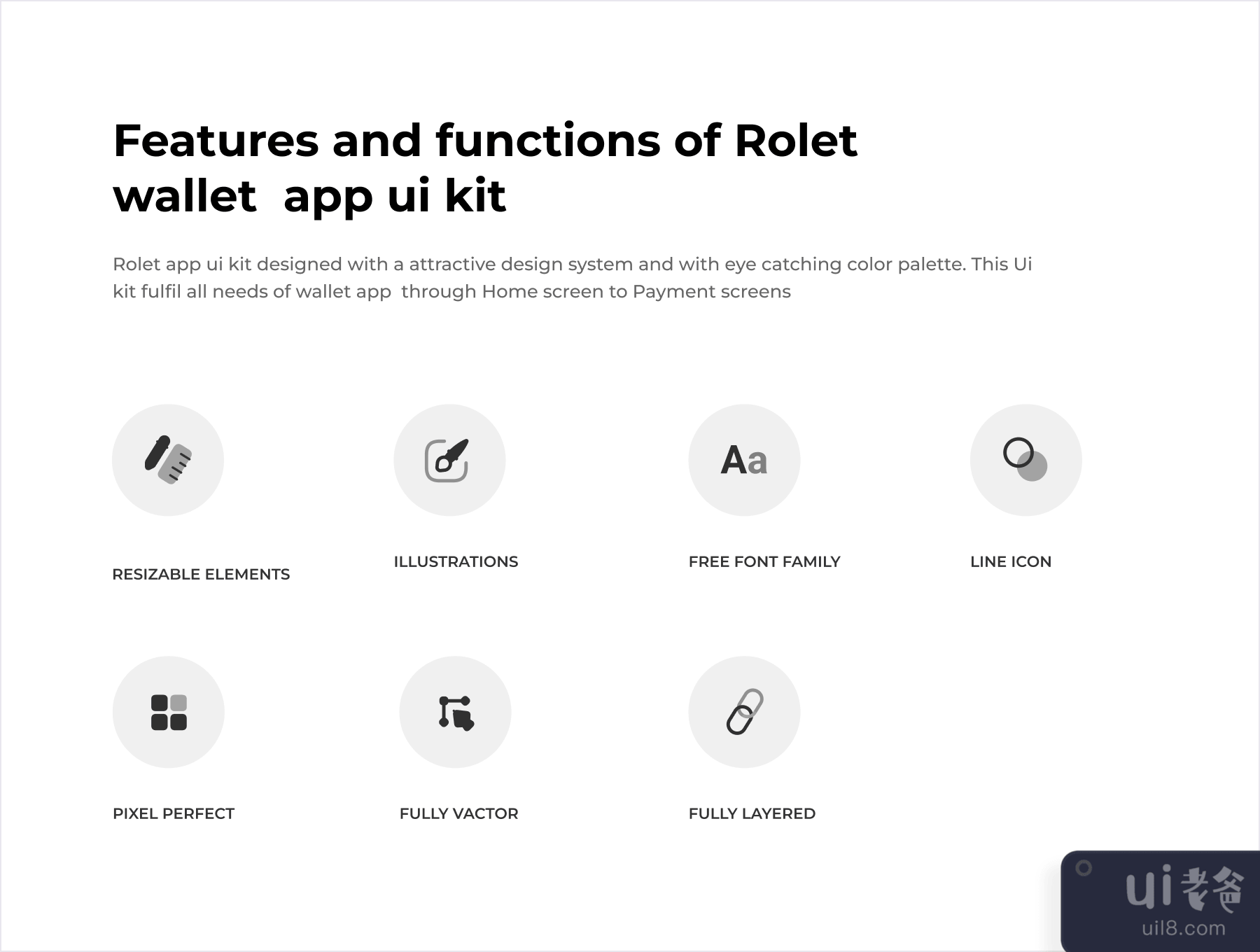 Rolet Wallet & Finance App ui kit (Rolet Wallet & Finance App ui kit)插图5
