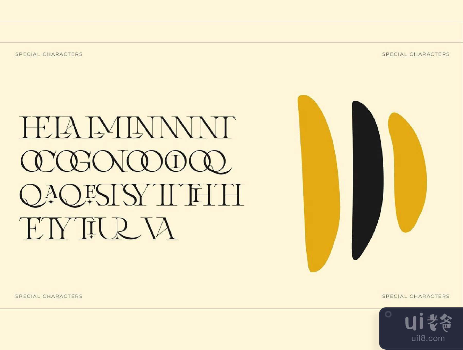 Laxura - 雄伟的字体 (Laxura - Majestic Typeface)插图22