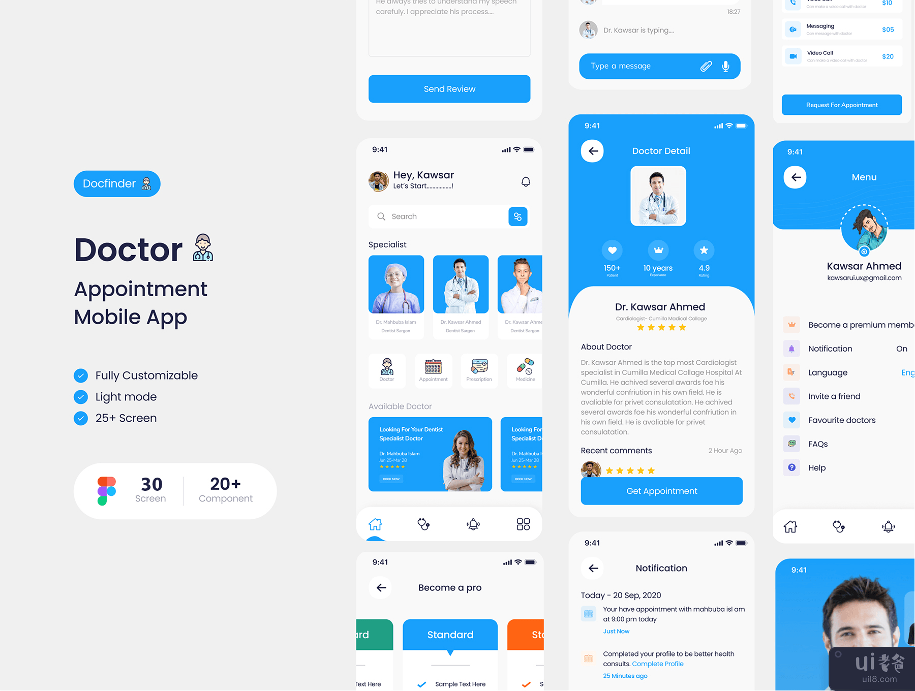 医生预约移动应用程序 (Doctor Appointment Mobile Apps)插图5