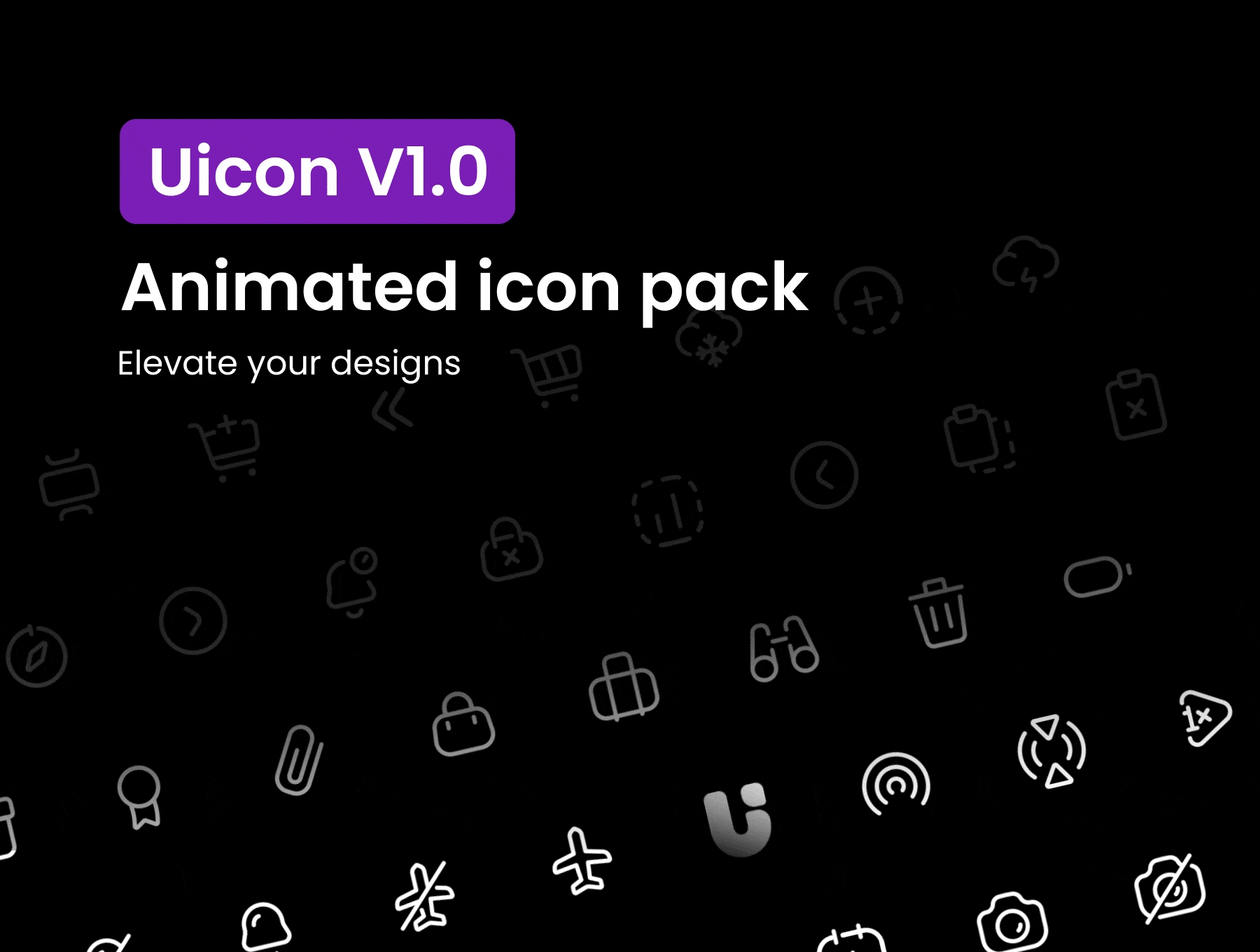 Uicon V1.0 动画图标 (Uicon V1.0 Animated Icons)插图3