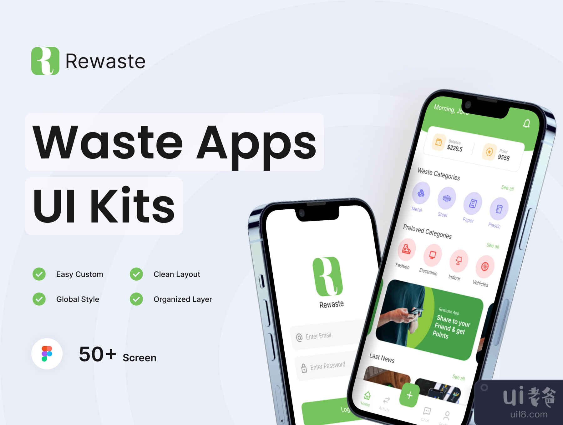 废物利用UI套件 (Waste UI Kit)插图