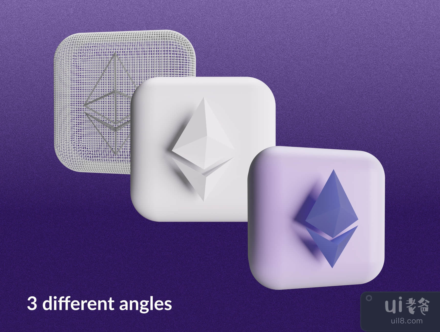 Ares Vol. 2 - Crypto 3D Icon Set-PNG (Ares Vol. 2 - Crypto 3D Icon Set-PNG)插图1