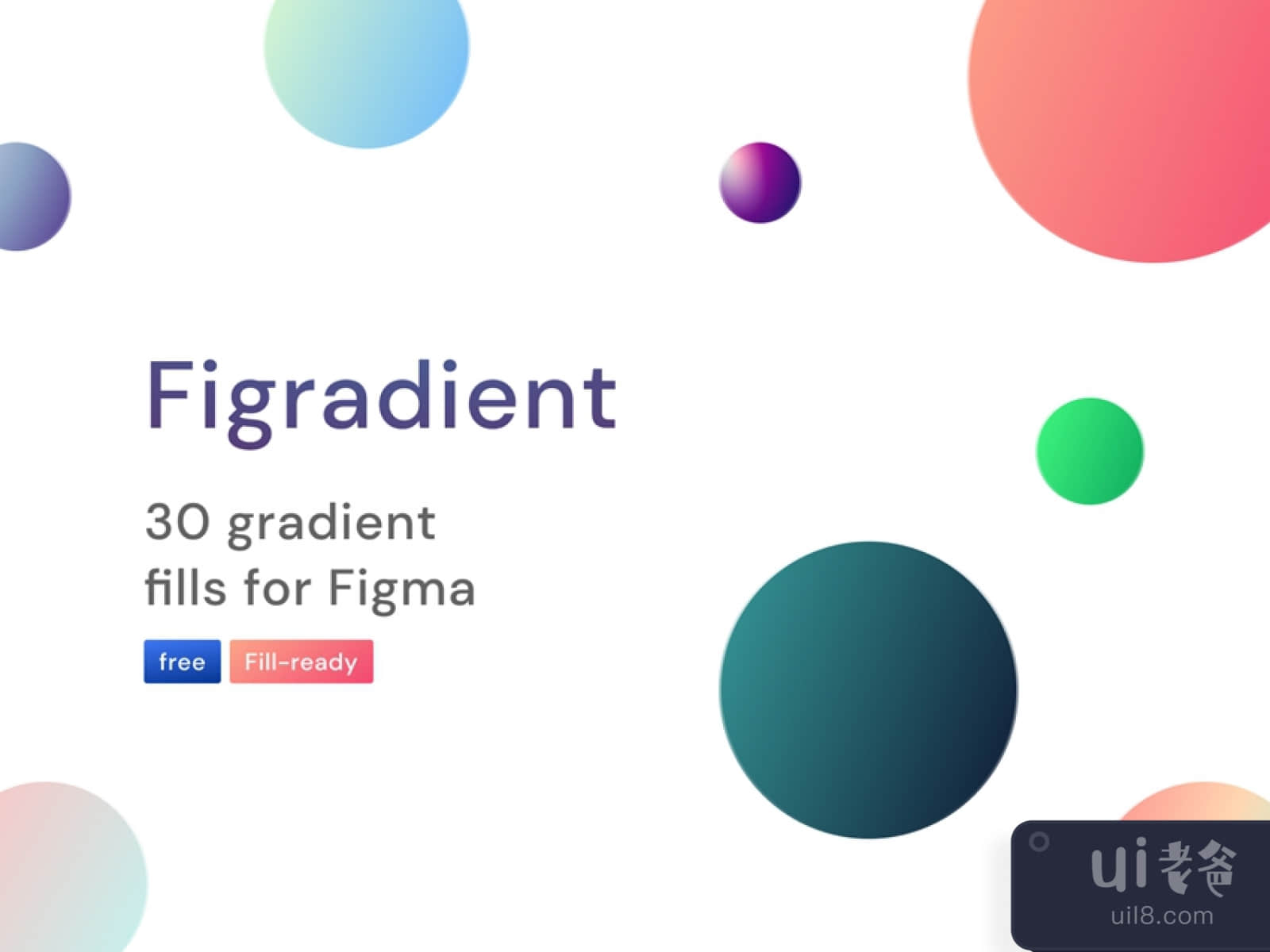 30 Gradient fills for Figma for Figma and Adobe XD No 1