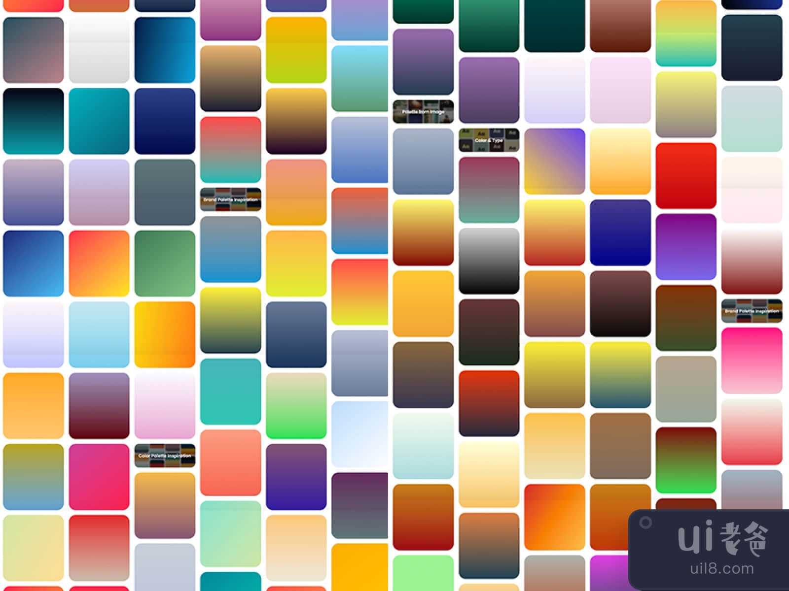 400+ Categorized Gradients for Figma and Adobe XD No 1