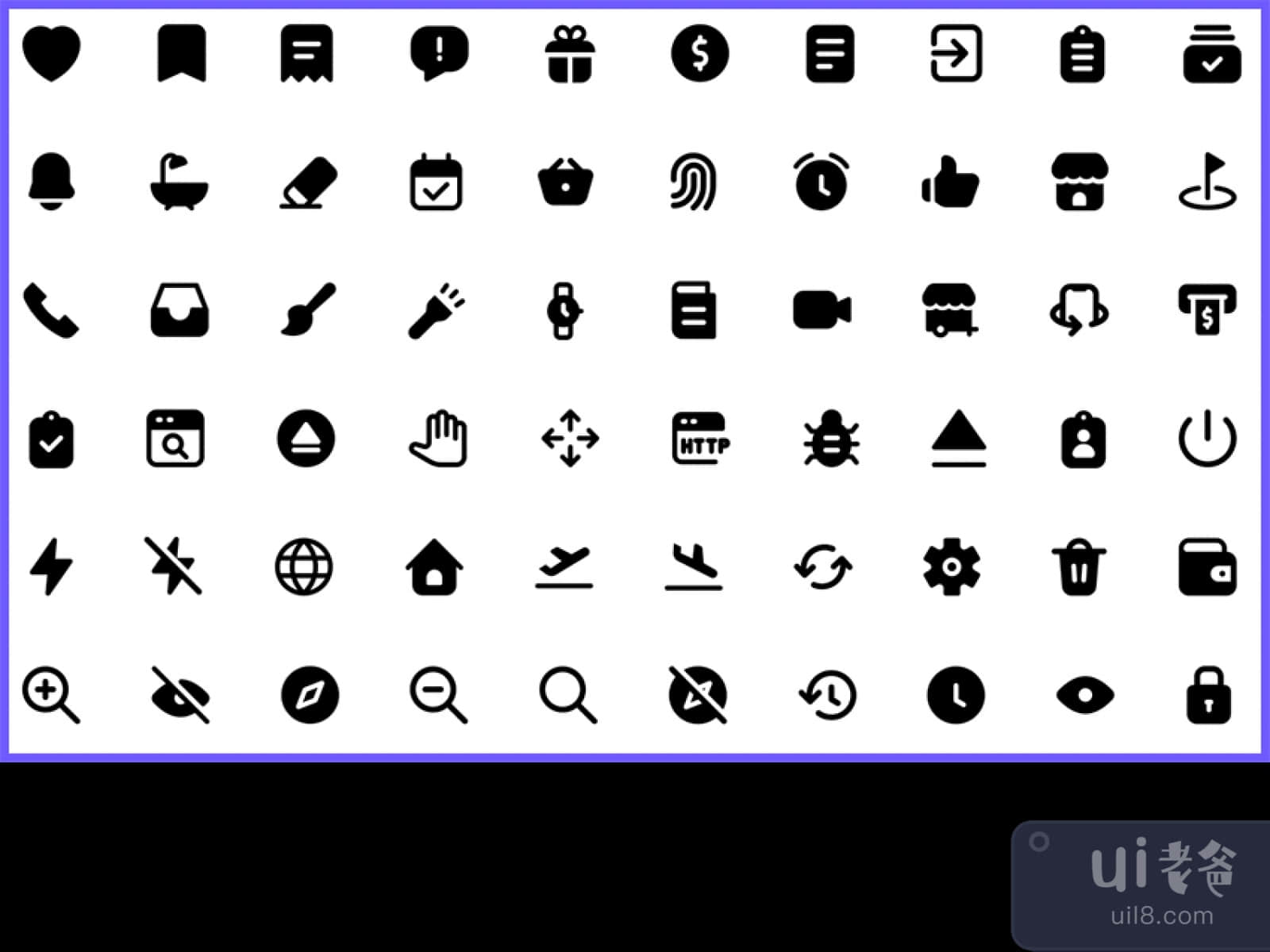 400+ Filled Icons Pack for Figma and Adobe XD No 1