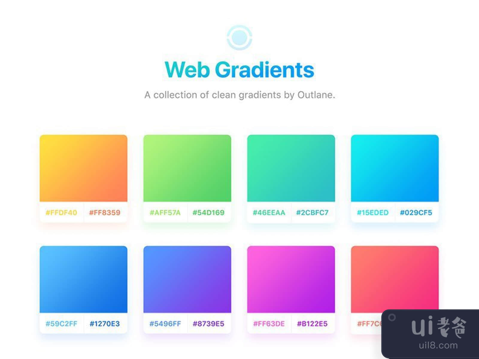 8 Free Simple Web Gradients for Figma and Adobe XD No 1