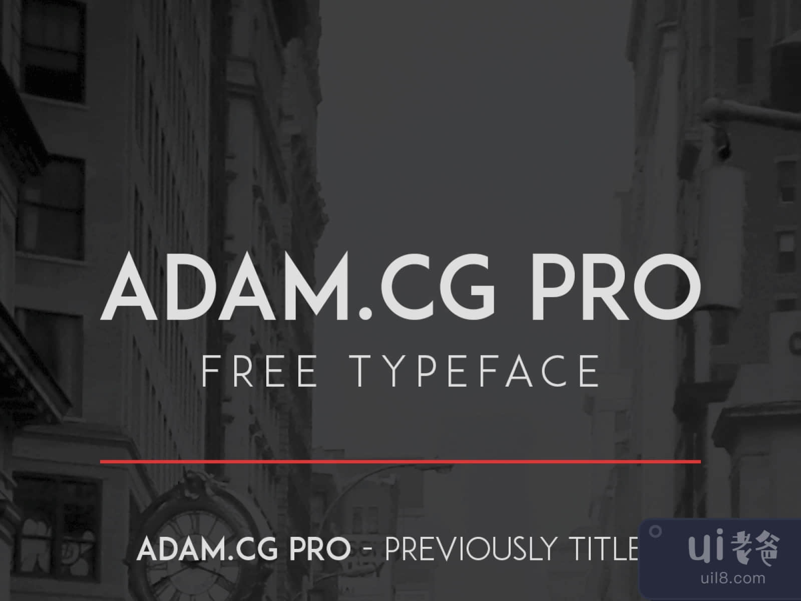 ADAM.CG PRO Free Font for Figma and Adobe XD No 1