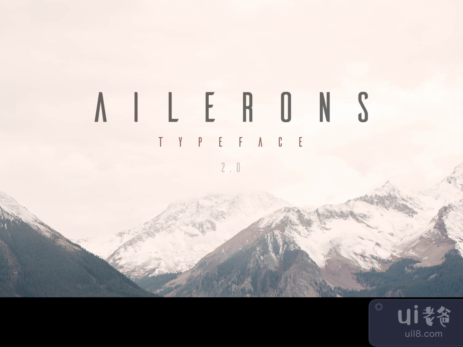 Ailerons Free Typeface for Figma and Adobe XD No 1