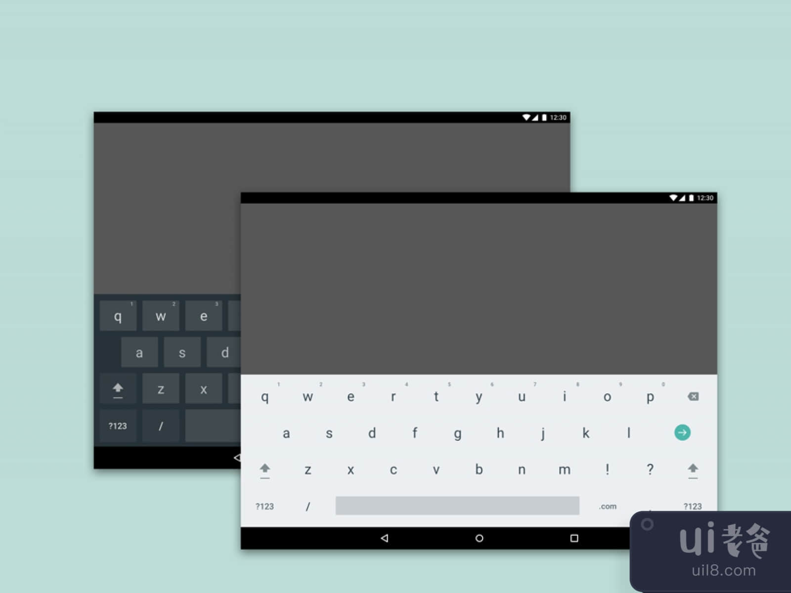 Android Tablet Keyboard for Figma and Adobe XD No 1