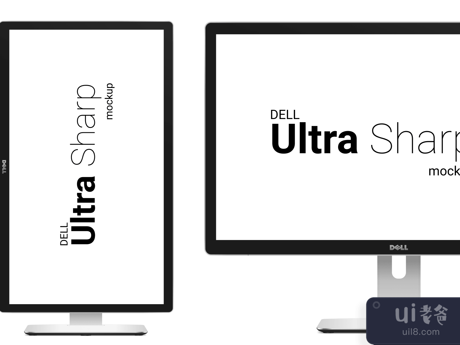Dell UltraSharp 5K 27 Monitor Mockup for Figma and Adobe XD No 4