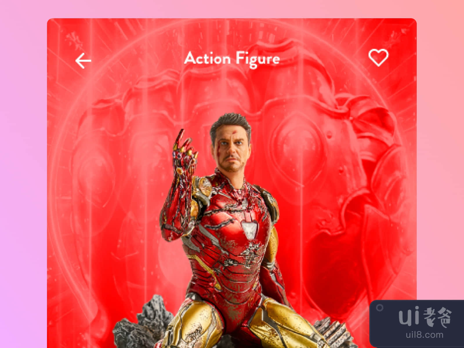 Action Figure Sale App for Figma and Adobe XD No 4