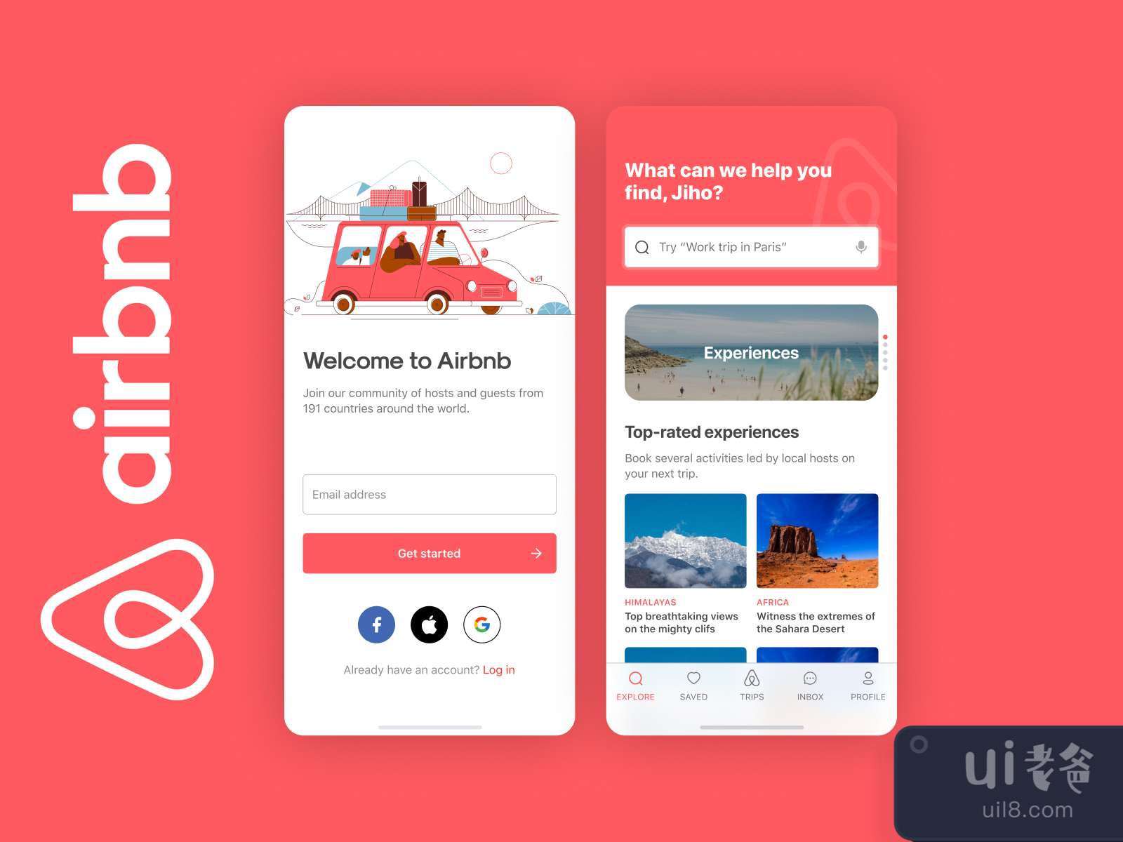 Airbnb Hotel Booking for Figma and Adobe XD No 2