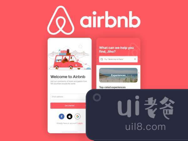 Airbnb Hotel Booking for Figma and Adobe XD No 1