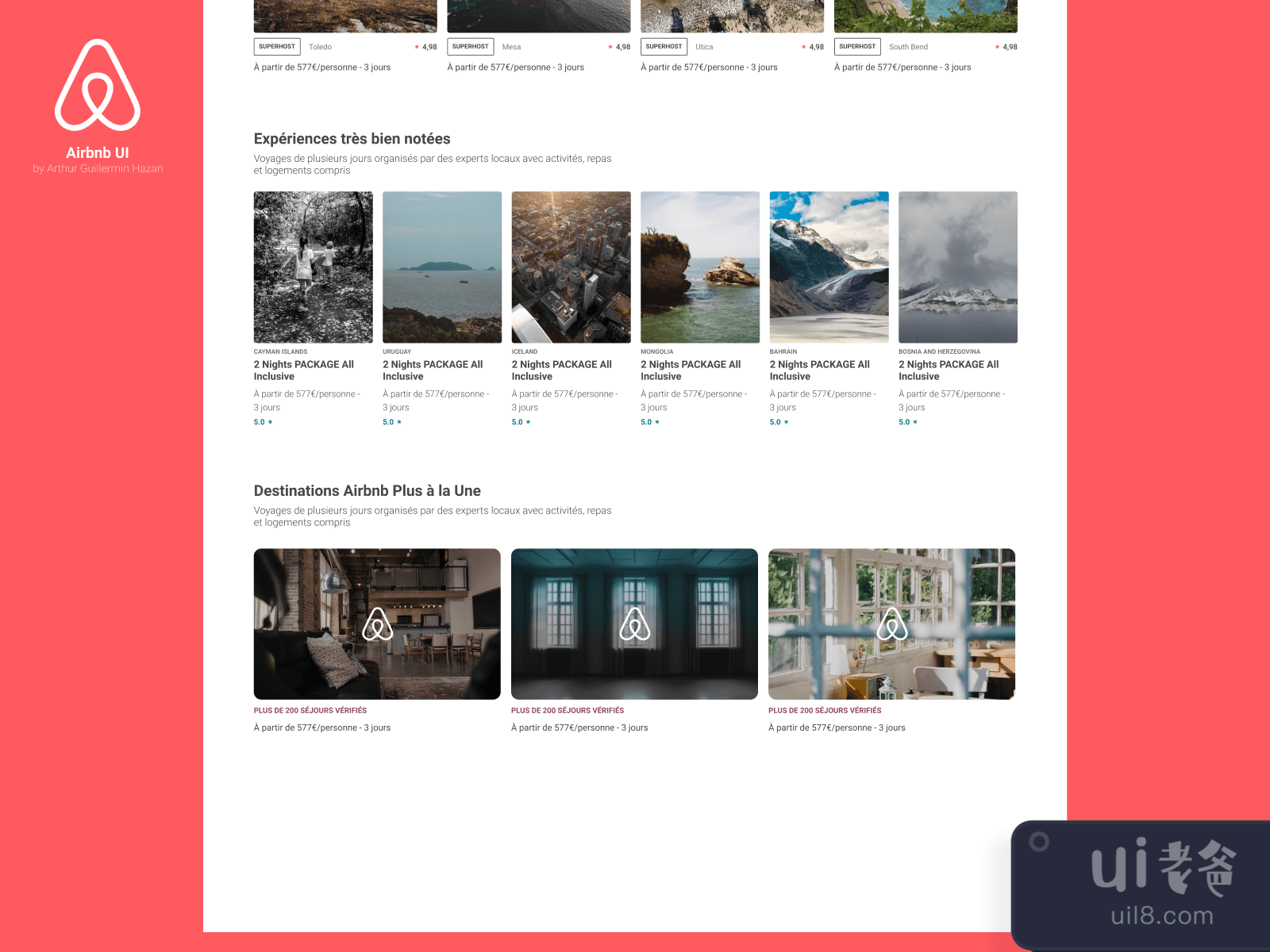 Airbnb UI Kit for Figma and Adobe XD No 4