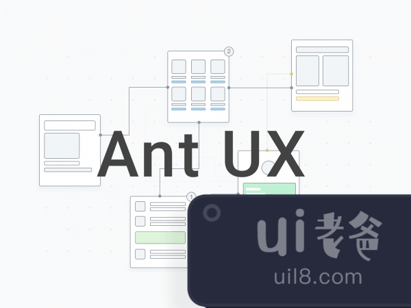 Ant UX Wireframes for Figma and Adobe XD No 1