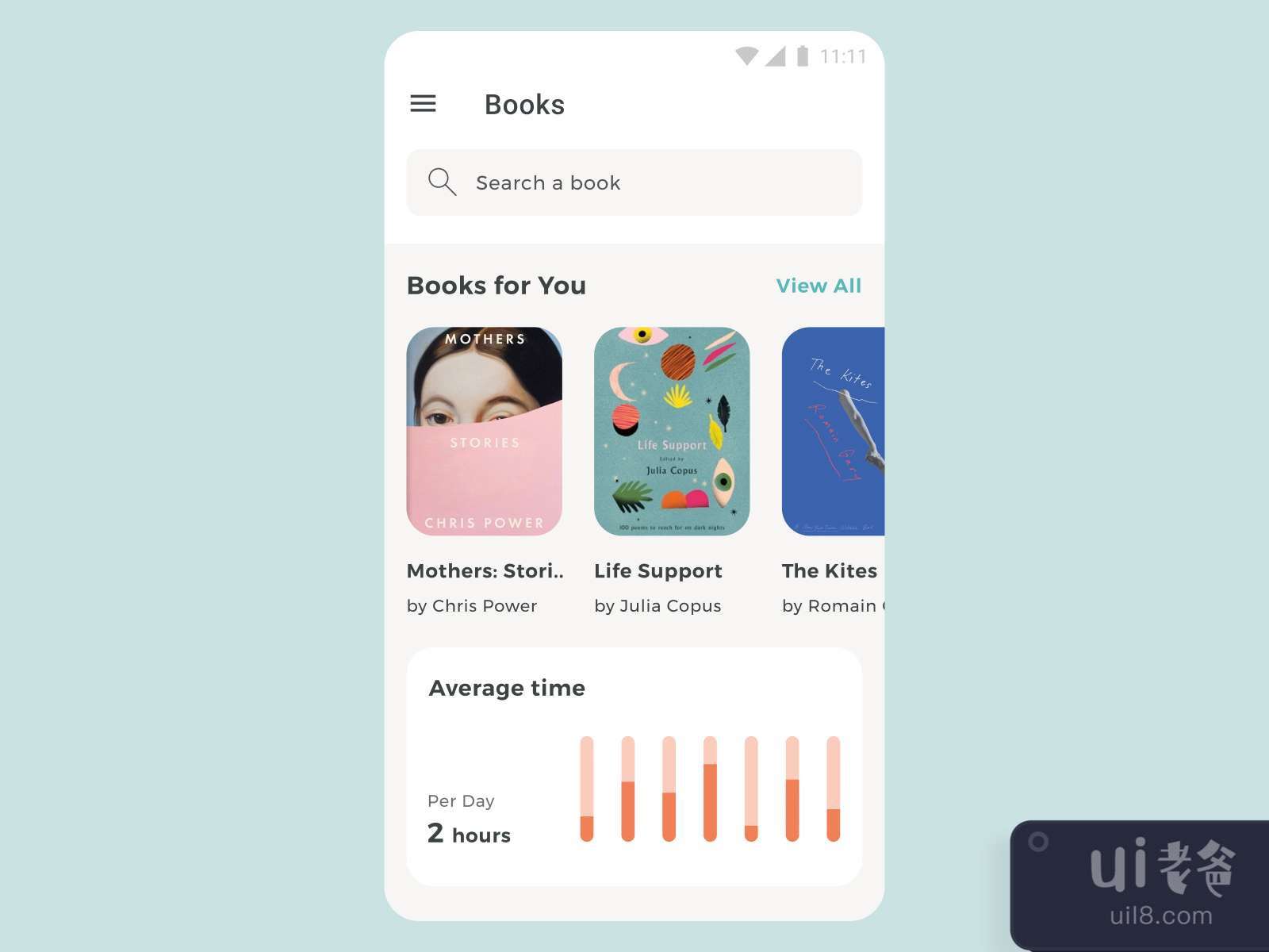 Book Store App for Figma and Adobe XD No 2