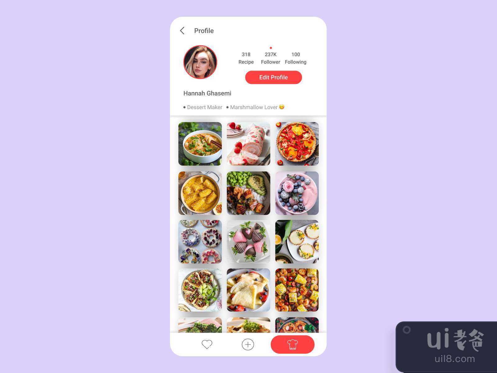 Cooking App for Figma and Adobe XD No 3