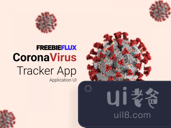 Coronavirus (COVID-19) Tracker App for Figma and Adobe XD No 1