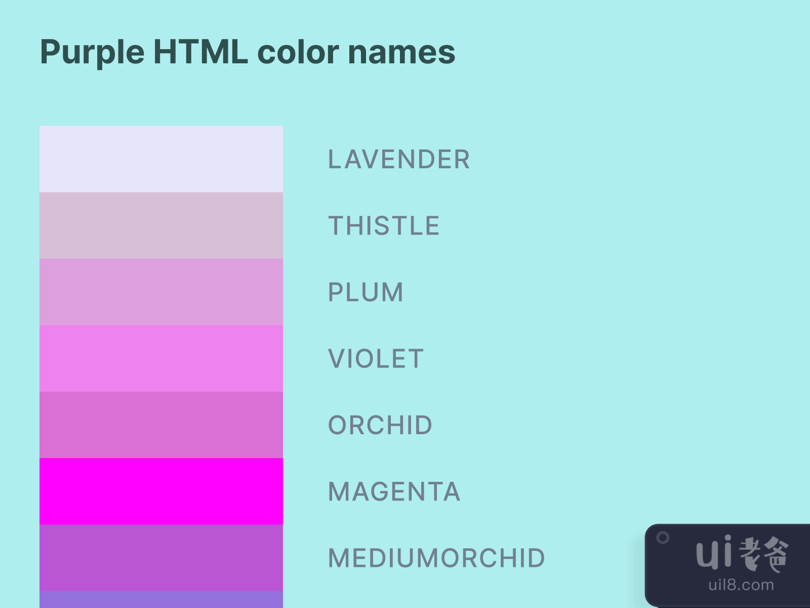 CSS Colors for Figma and Adobe XD No 4